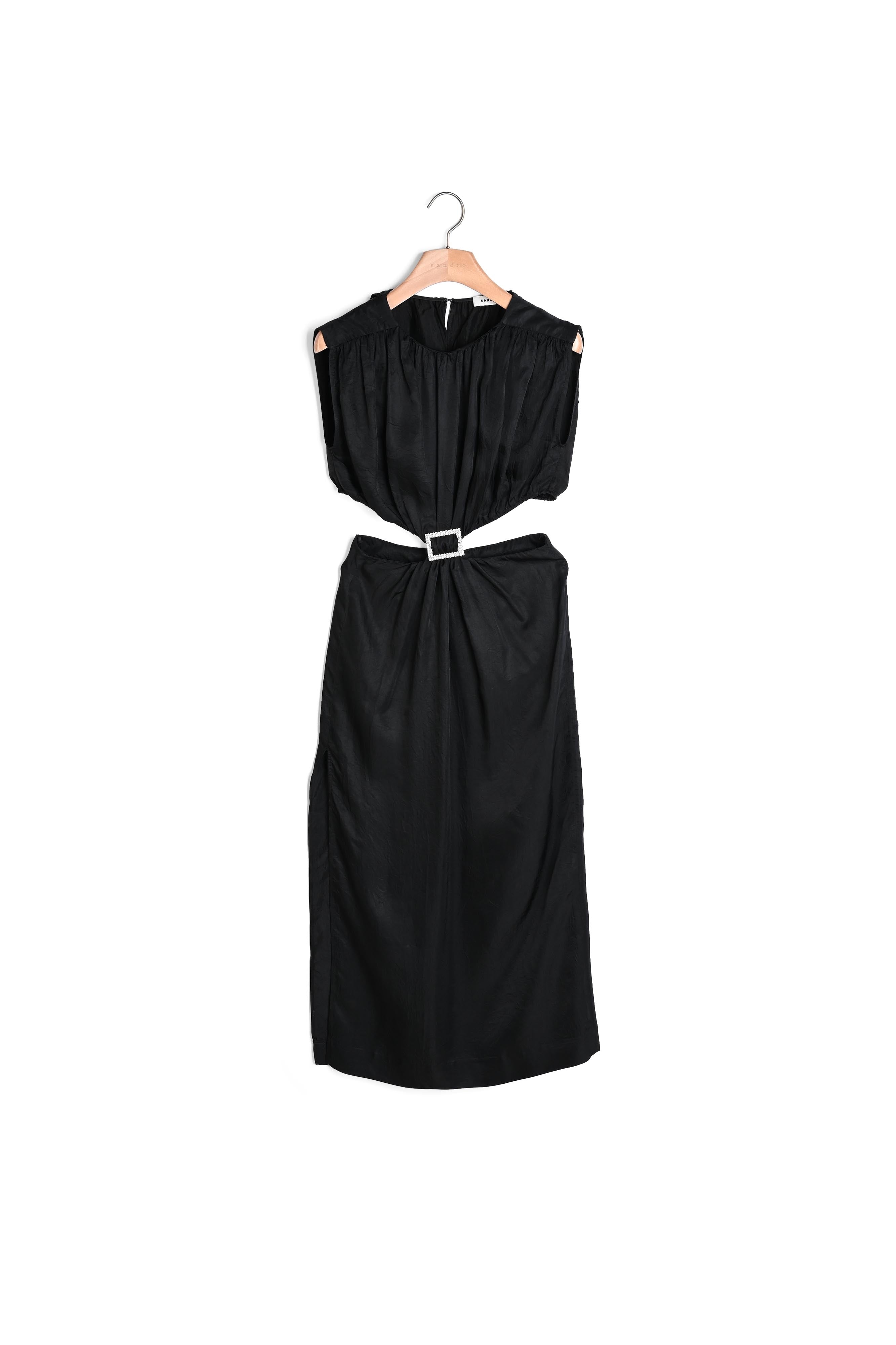Robe mi-longue bijou Sandro seconde main