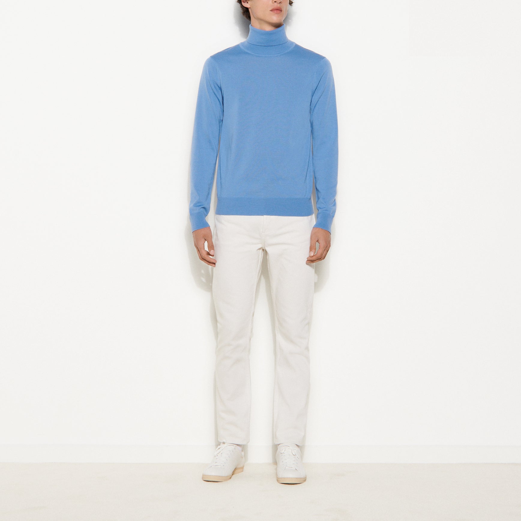 Pull à col roulé en laine Sandro seconde main