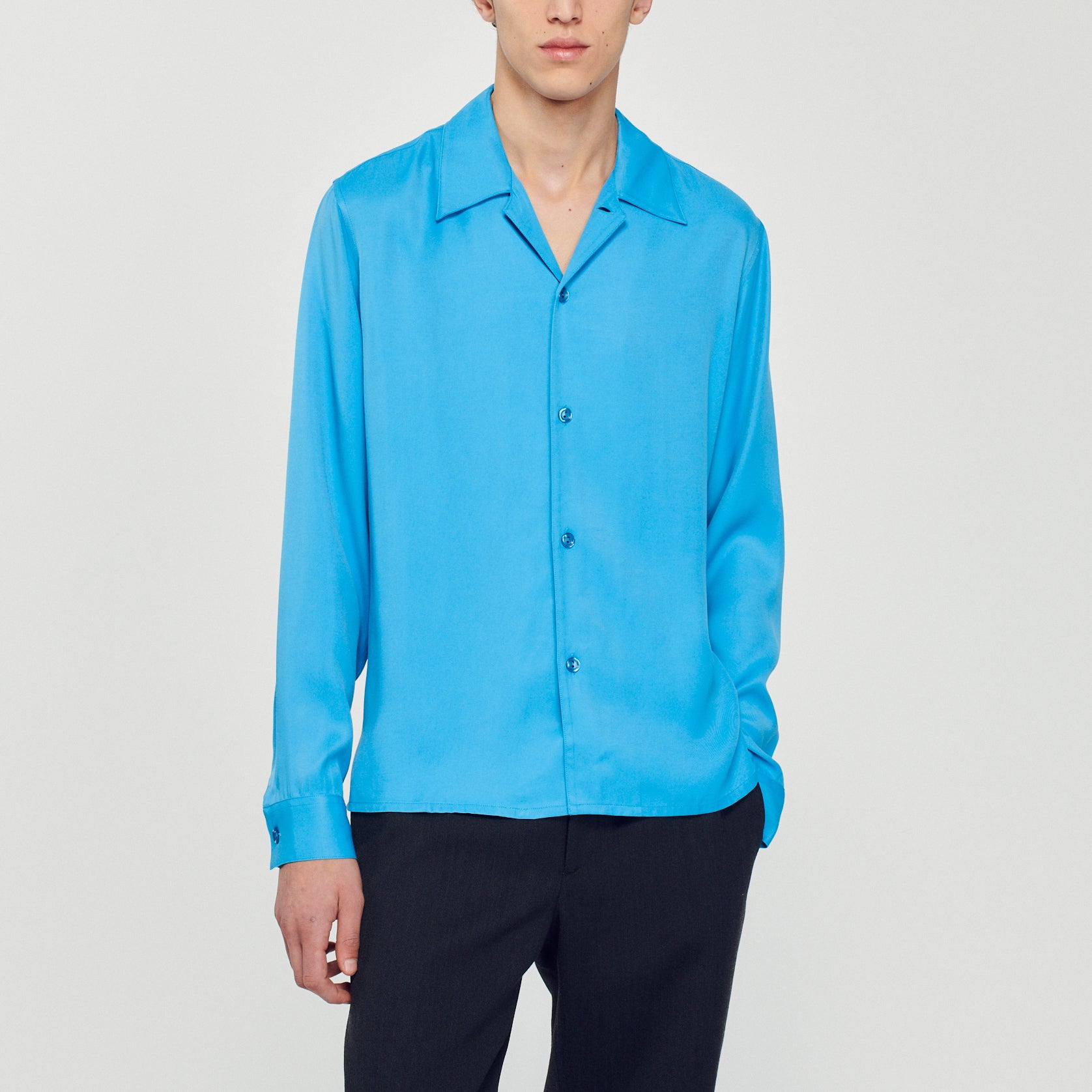 Chemise fluide col requin Sandro seconde main