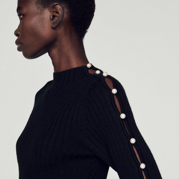 Robe courte en Maille Sandro seconde main