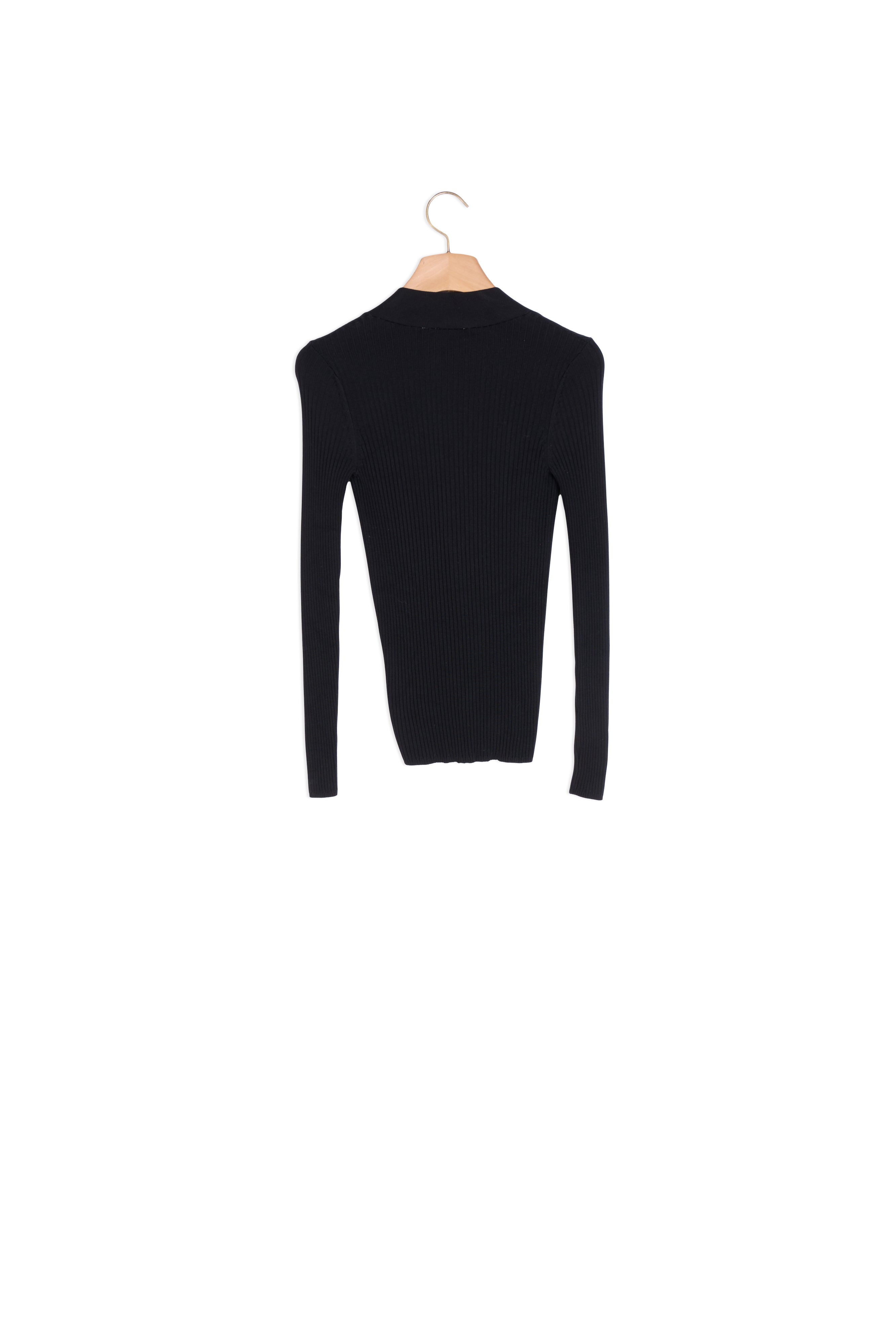 Cardigan boutonné en maille côtelée Sandro seconde main