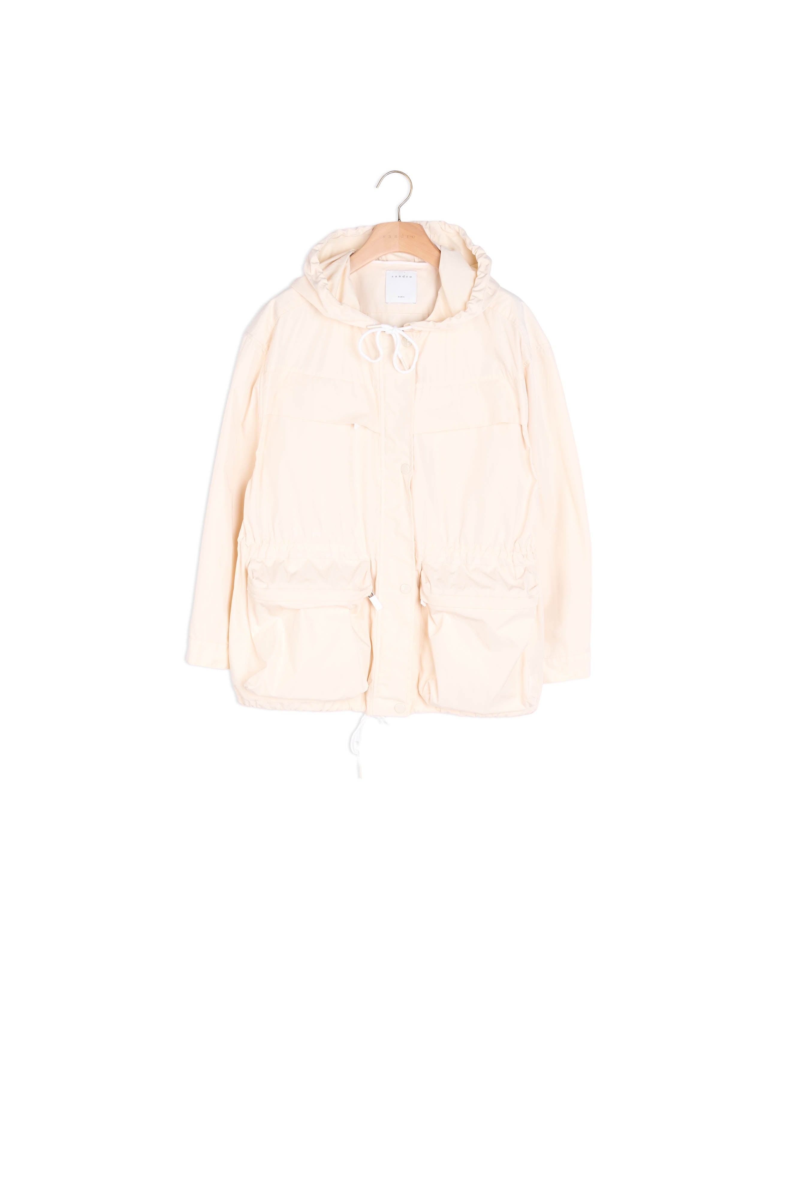 Blouson en nylon à capuche Sandro seconde main