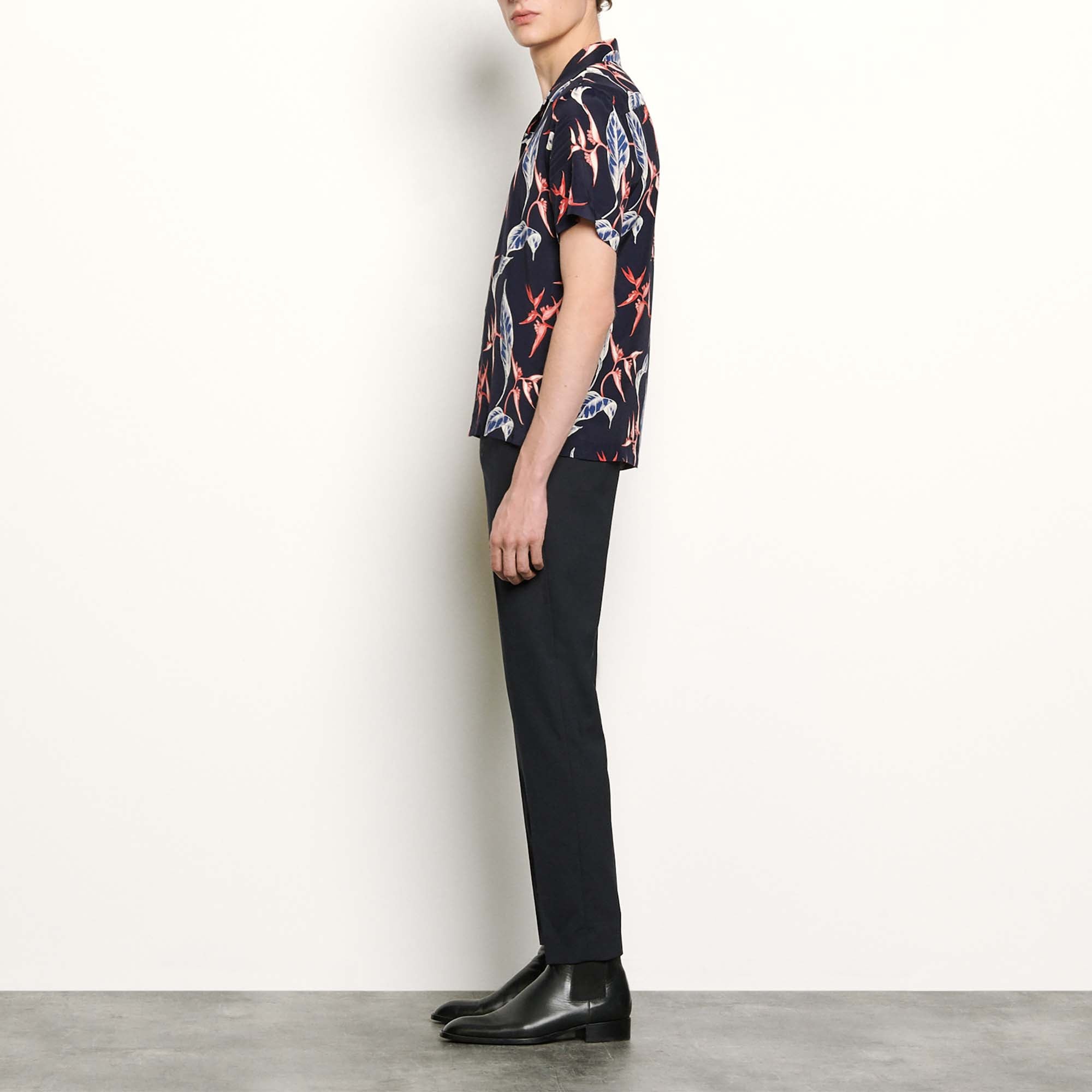 Chemise imprimée à manches courtes Sandro seconde main