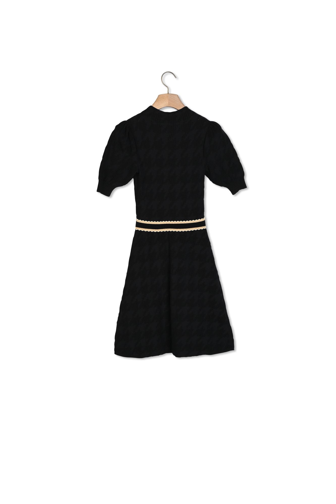 Robe en jacquard pied de coq Sandro seconde main