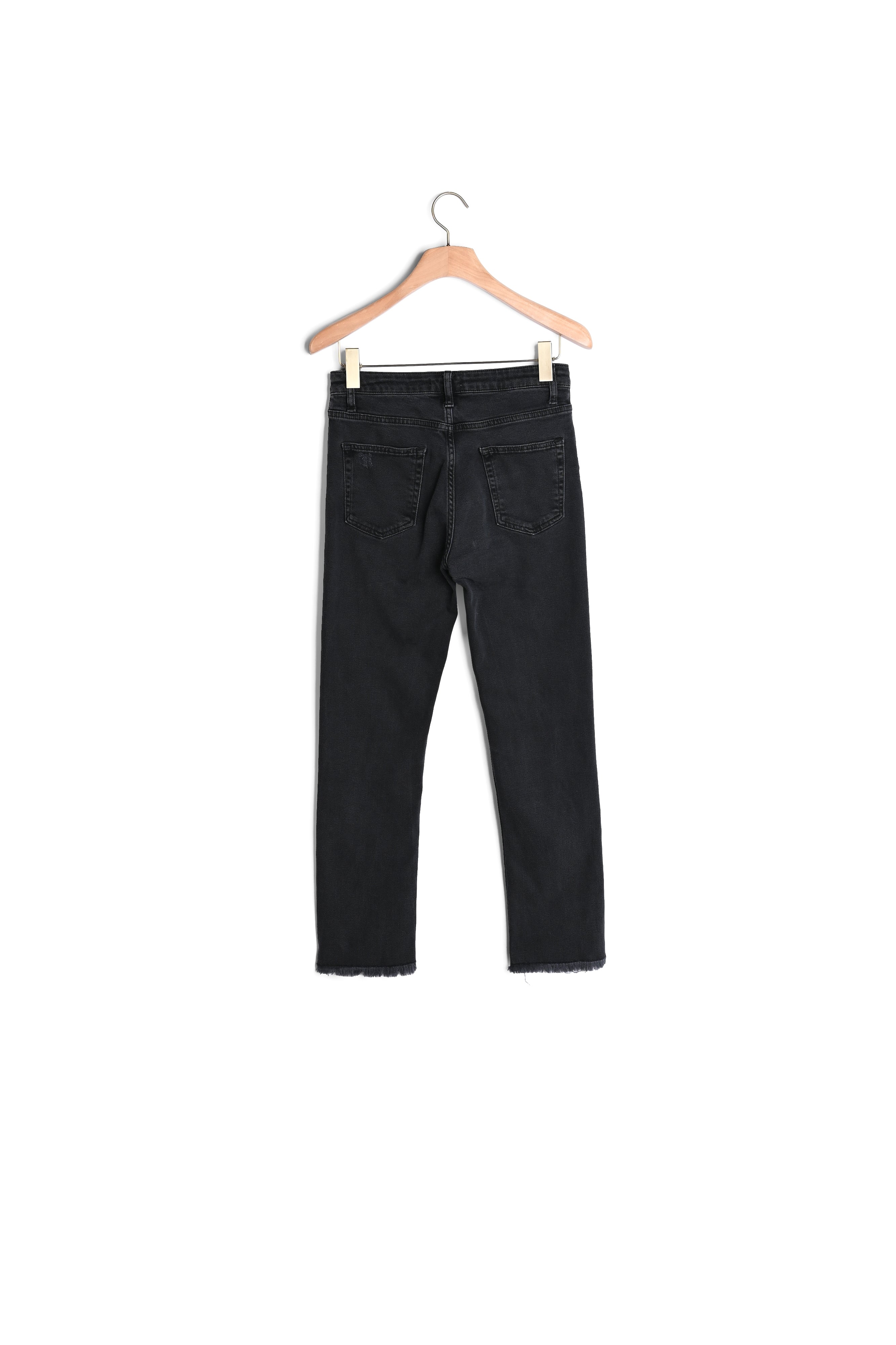 Jean Taille haute, bas coupé bord franc Sandro seconde main