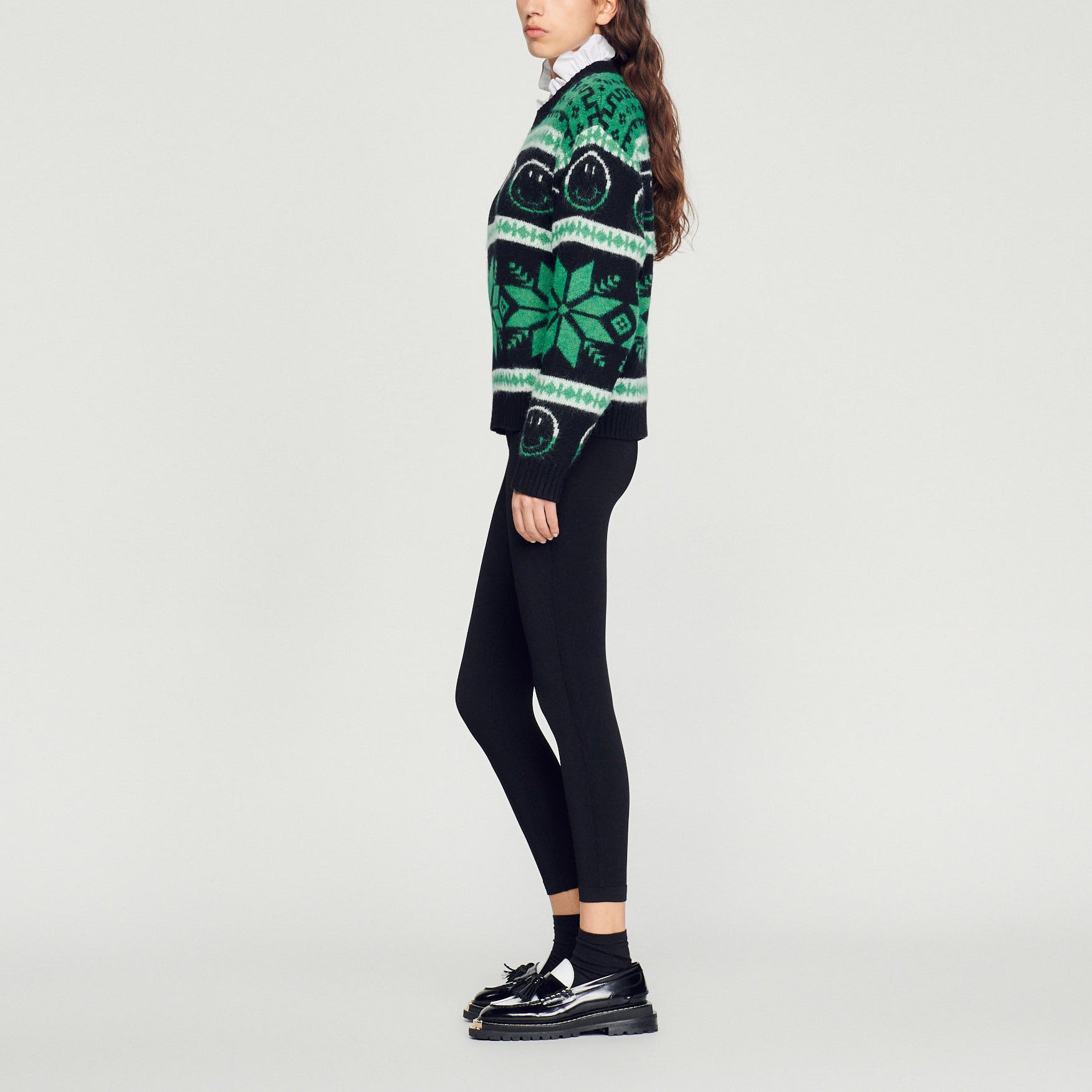 Pull Smiley Sandro seconde main