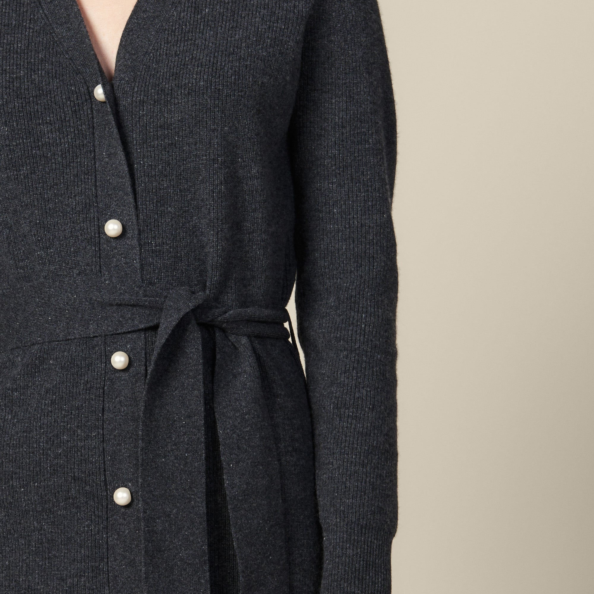 Robe gilet en Maille côtelée Sandro seconde main