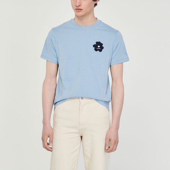 T-shirt Bleu Sandro seconde main