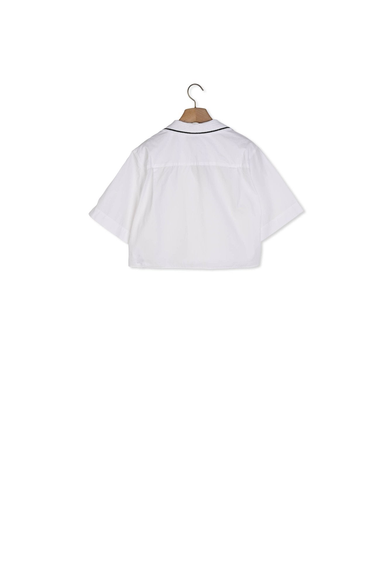 Chemise à col en crochet Sandro seconde main