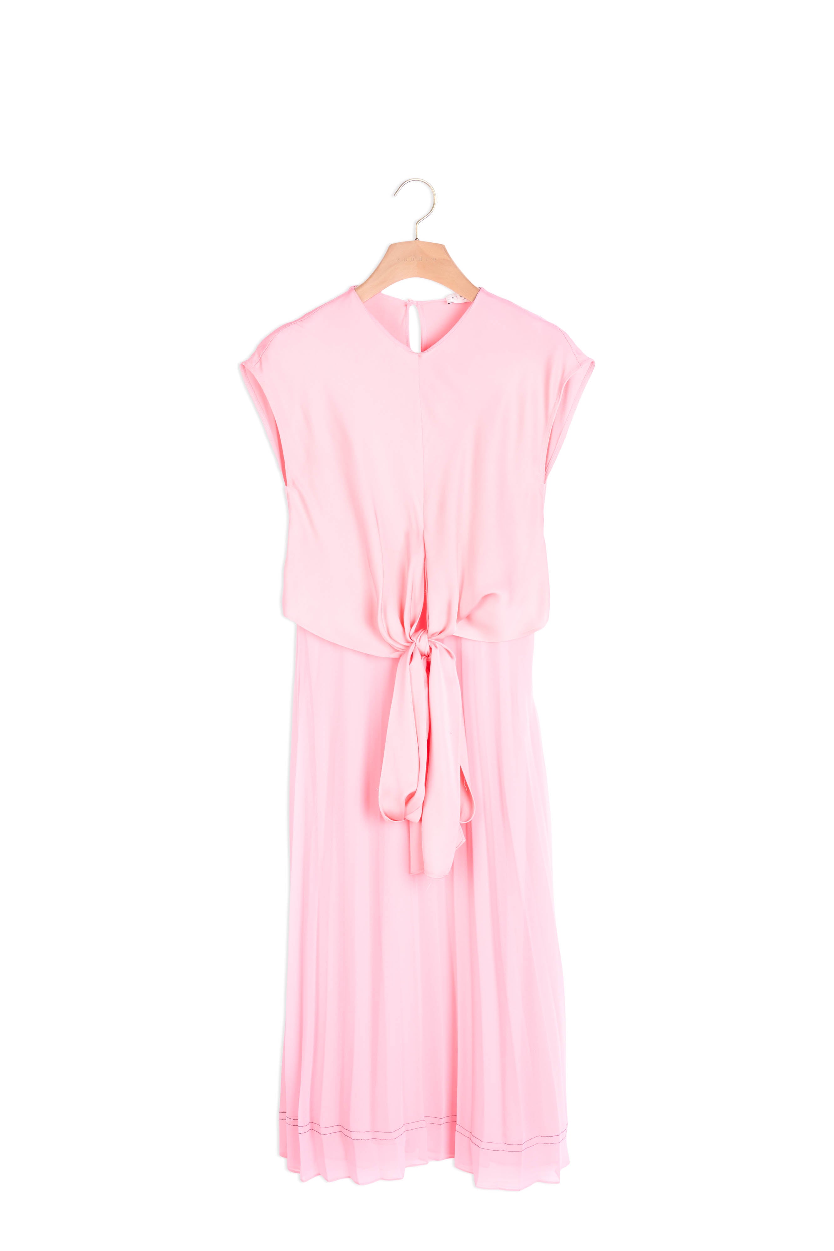 Robe longue croisée sur le devant Sandro seconde main