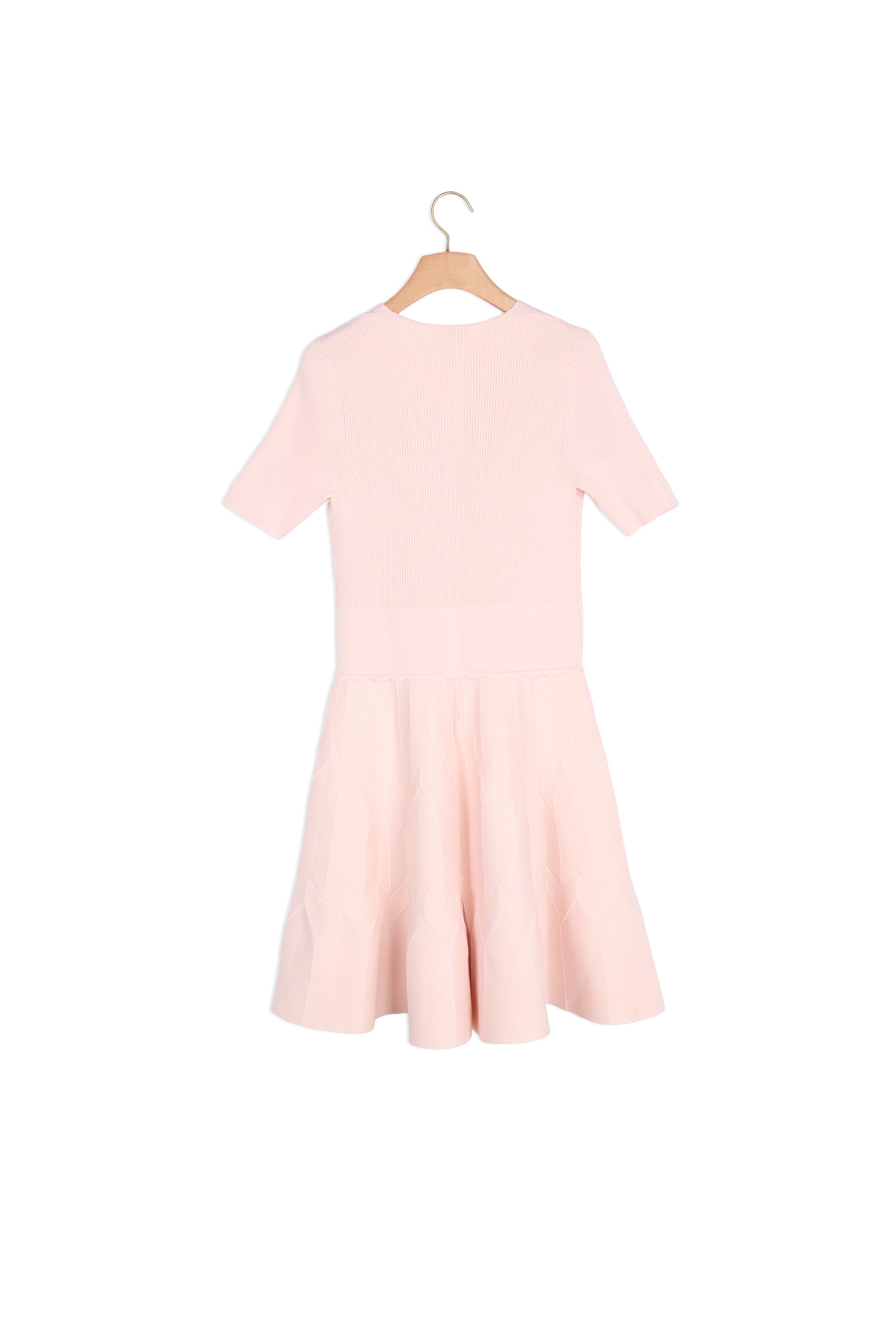 Robe courte en Maille reliéfée Sandro seconde main