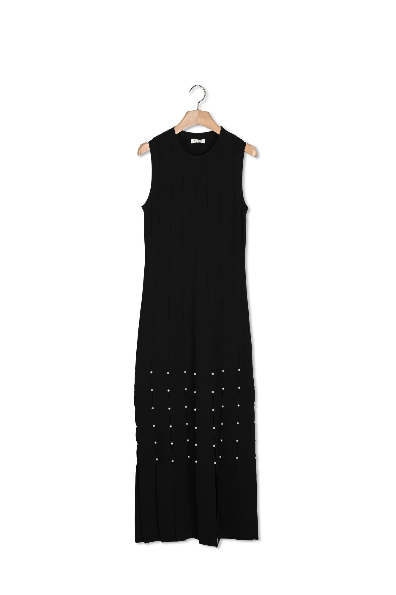 Robe longue à franges Sandro seconde main