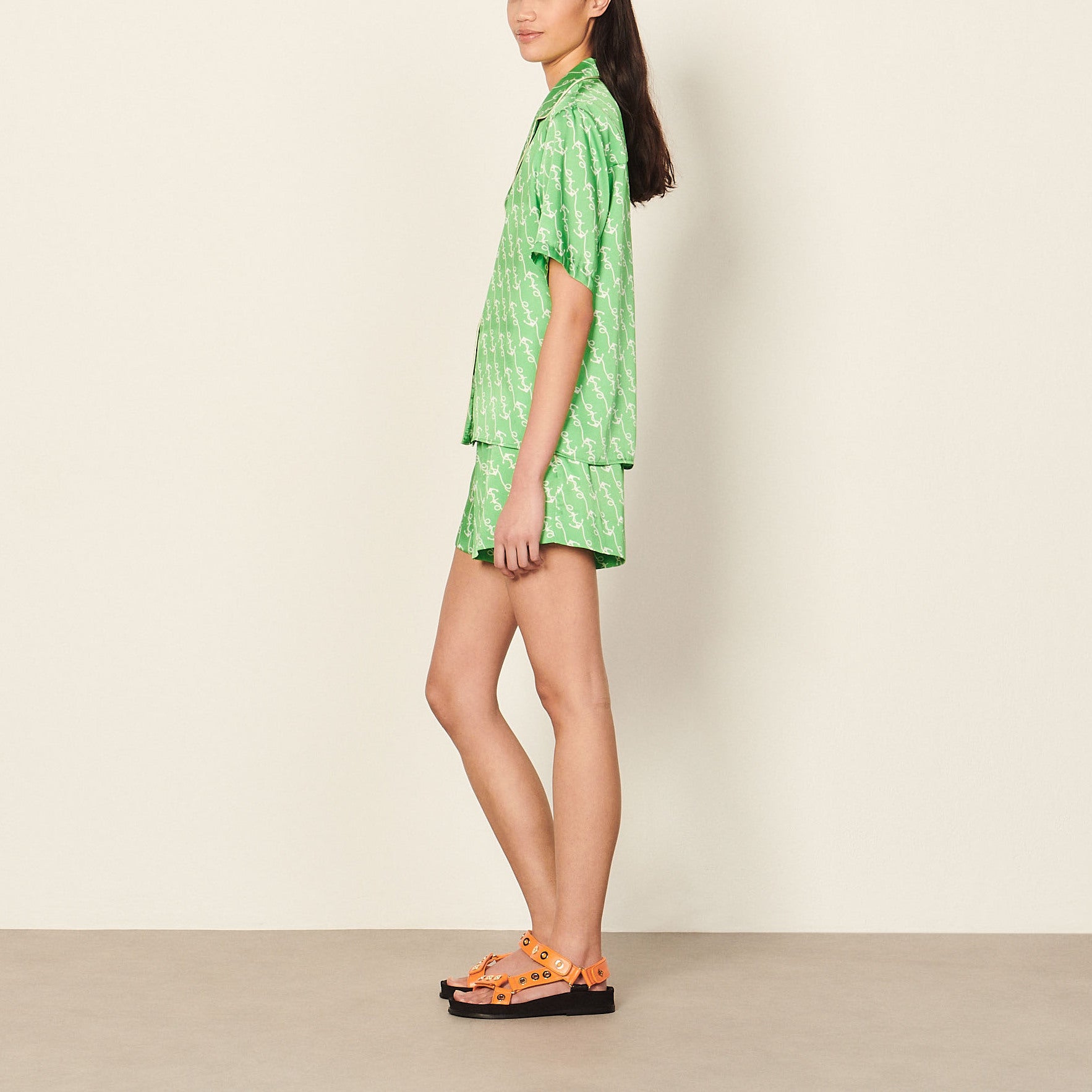 Chemise imprimée Sandro seconde main