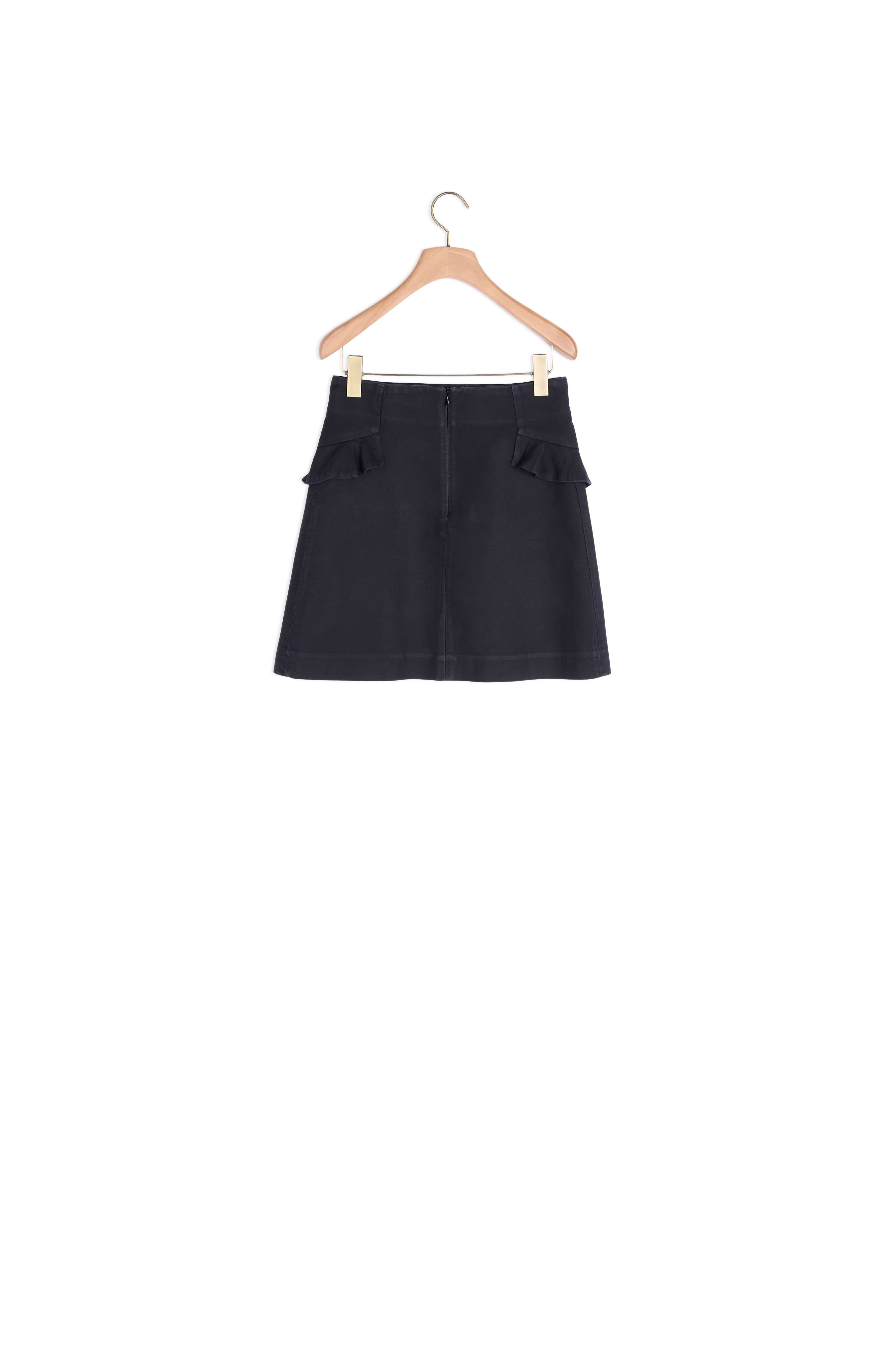 Jupe courte avec volant sur les côtés Sandro seconde main