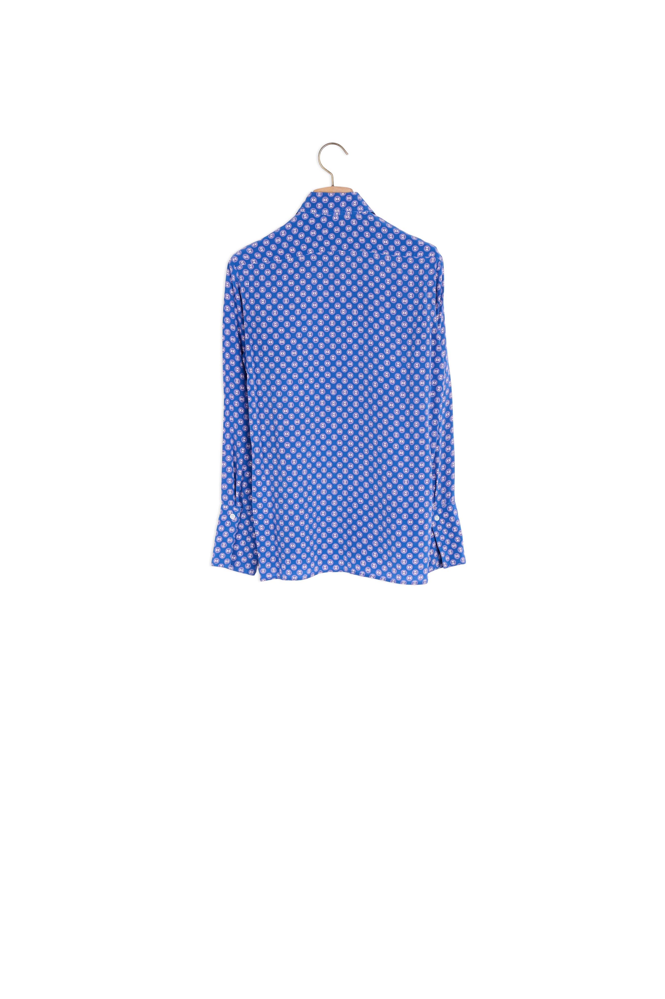 Chemise en soie imprimée Sandro seconde main