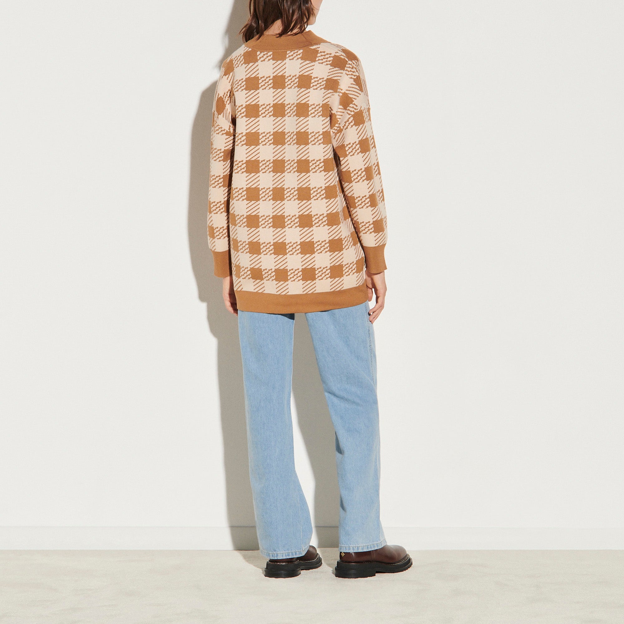 Cardicoat imprimé vichy Sandro seconde main