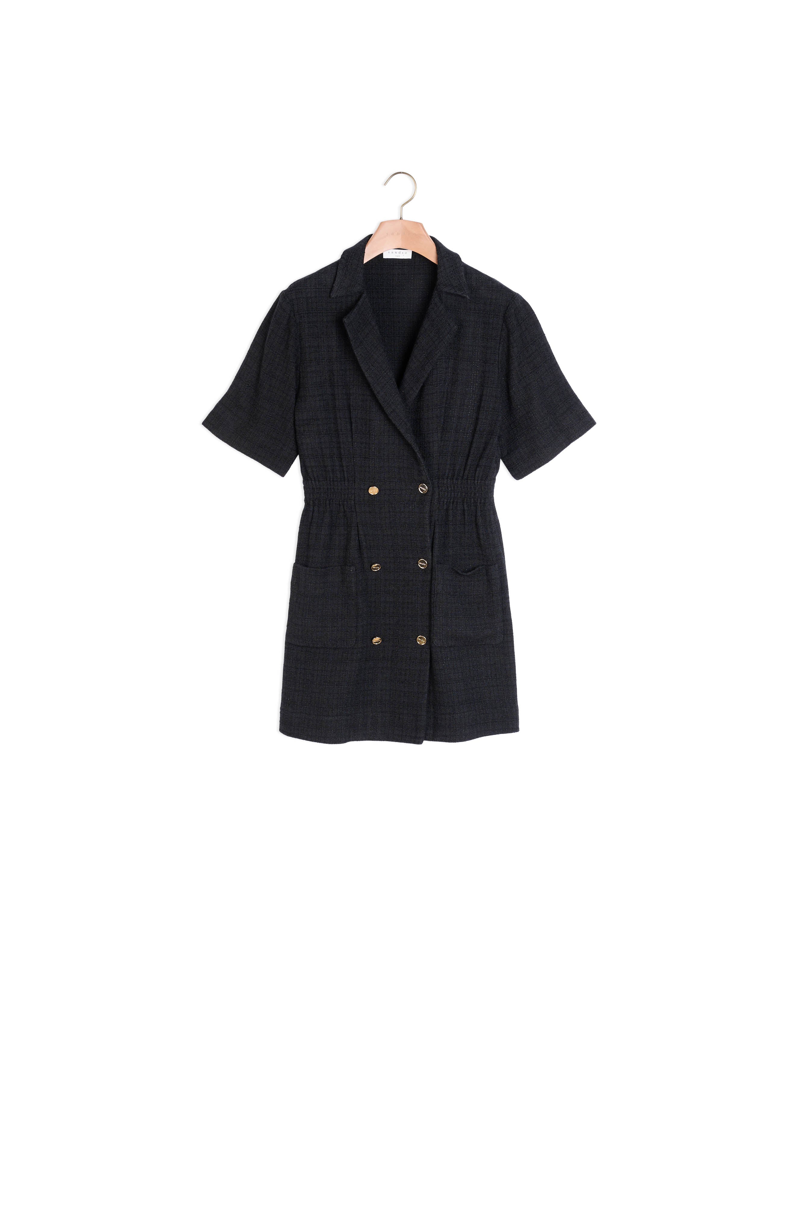 Robe à col tailleur Sandro seconde main