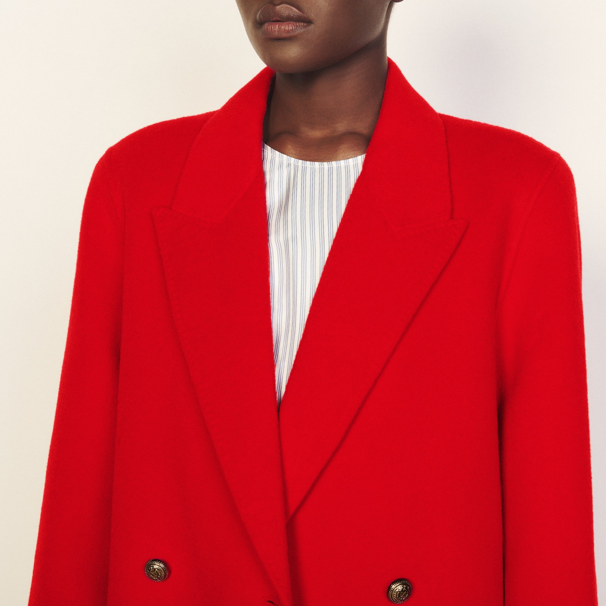 Outerwear Rouge Sandro seconde main