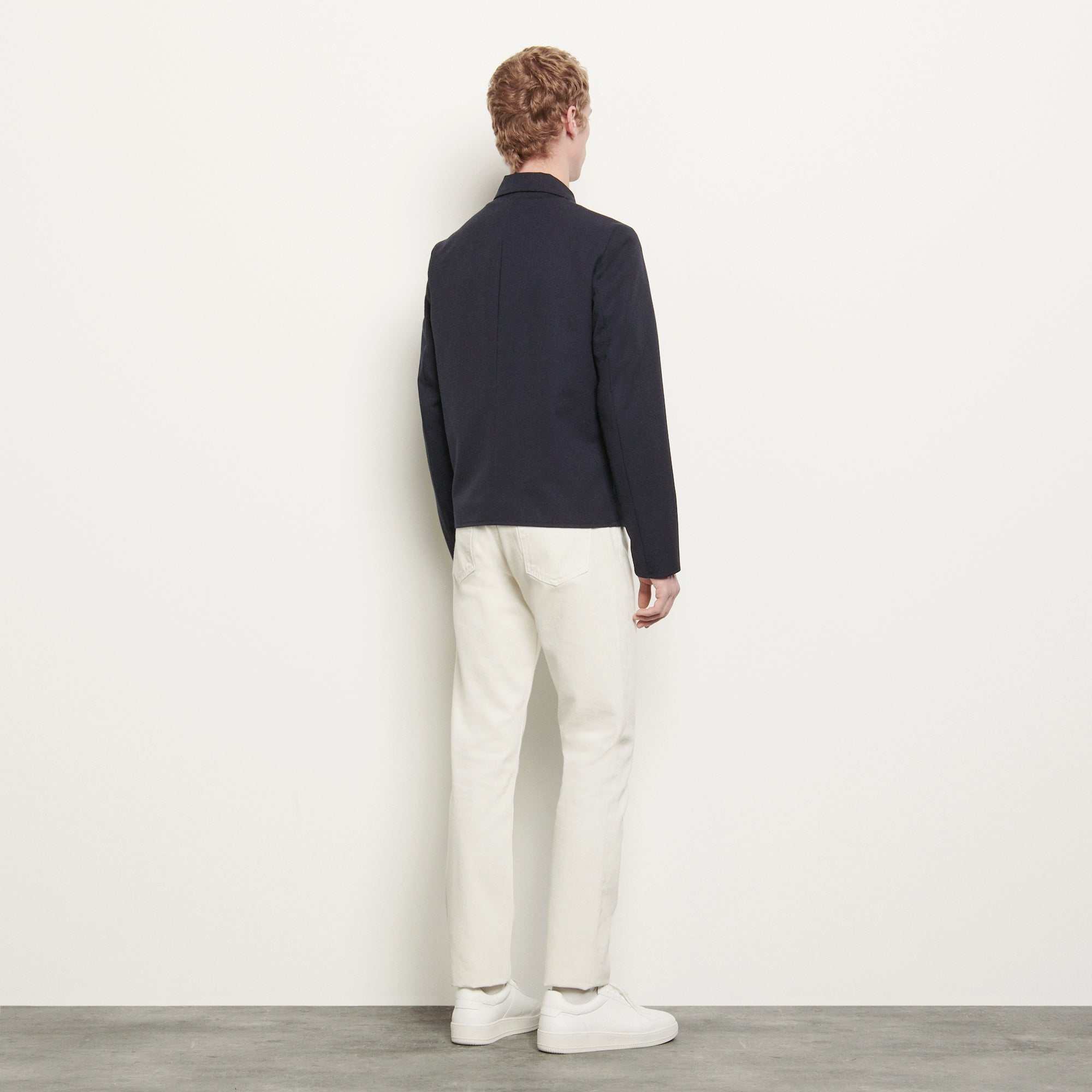 Blouson en laine à col Chemise Sandro seconde main