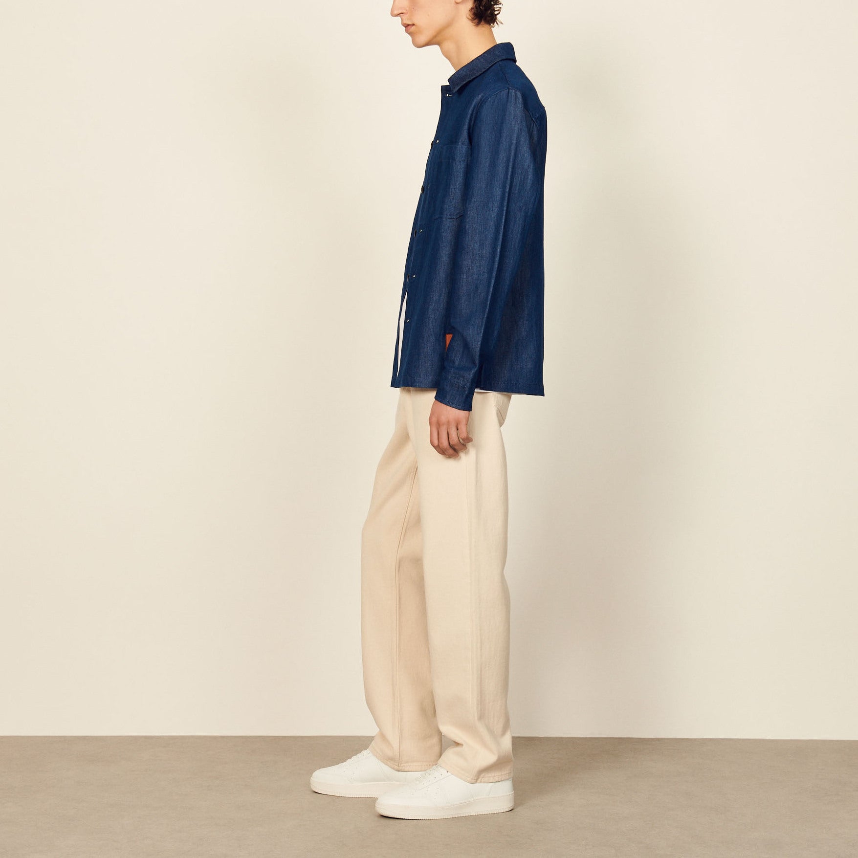 SurChemise en lin et coton biologique Sandro seconde main