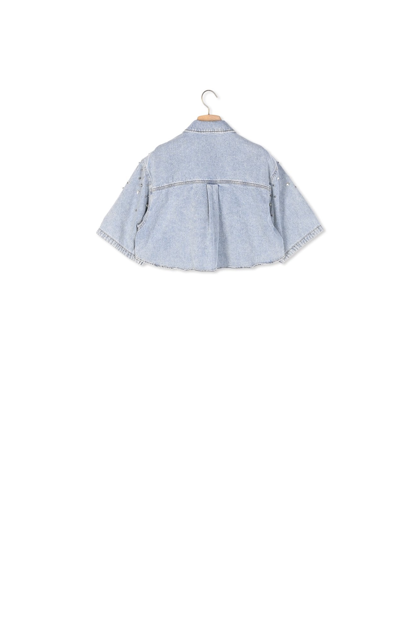 Chemise courte strassée Sandro seconde main