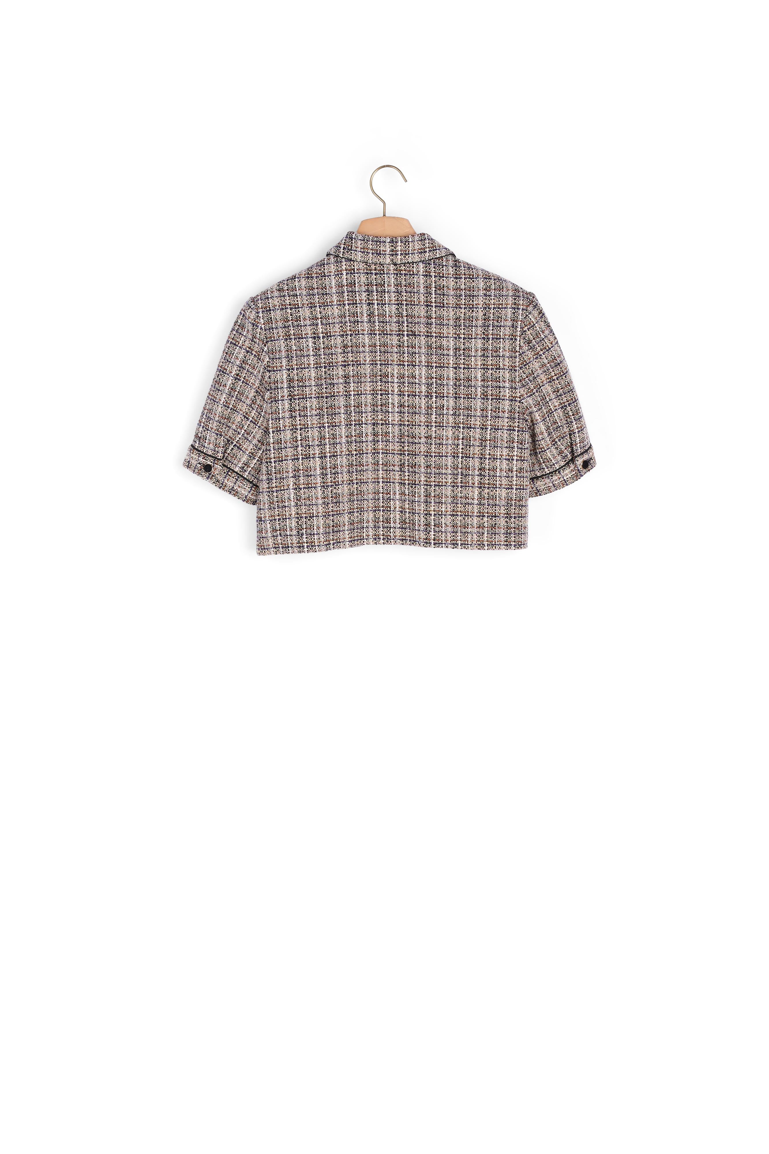 Veste courte en tweed Sandro seconde main