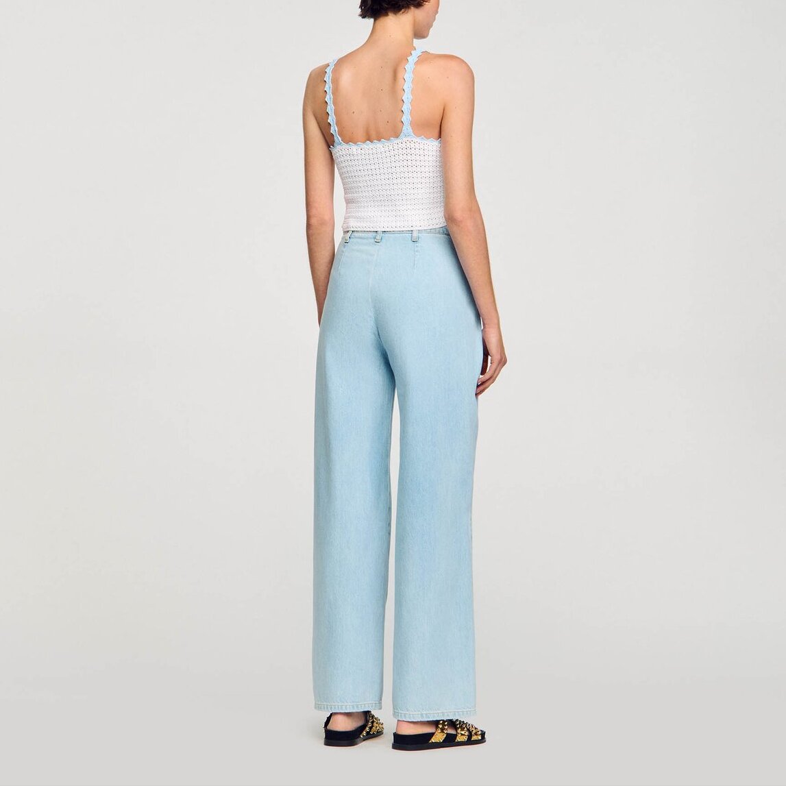 Brassière en crochet Sandro seconde main