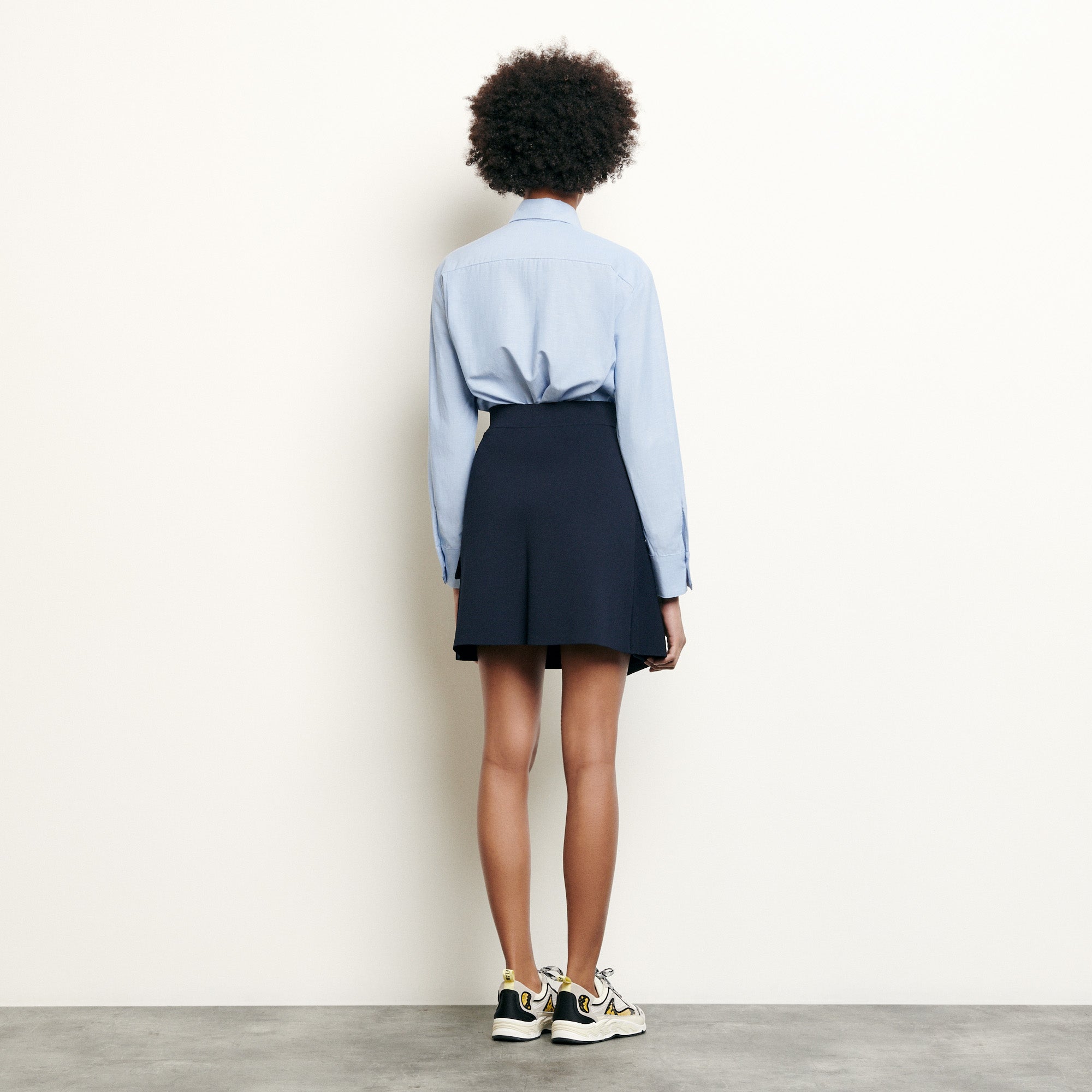 Jupe courte en Maille avec une boucle Sandro seconde main