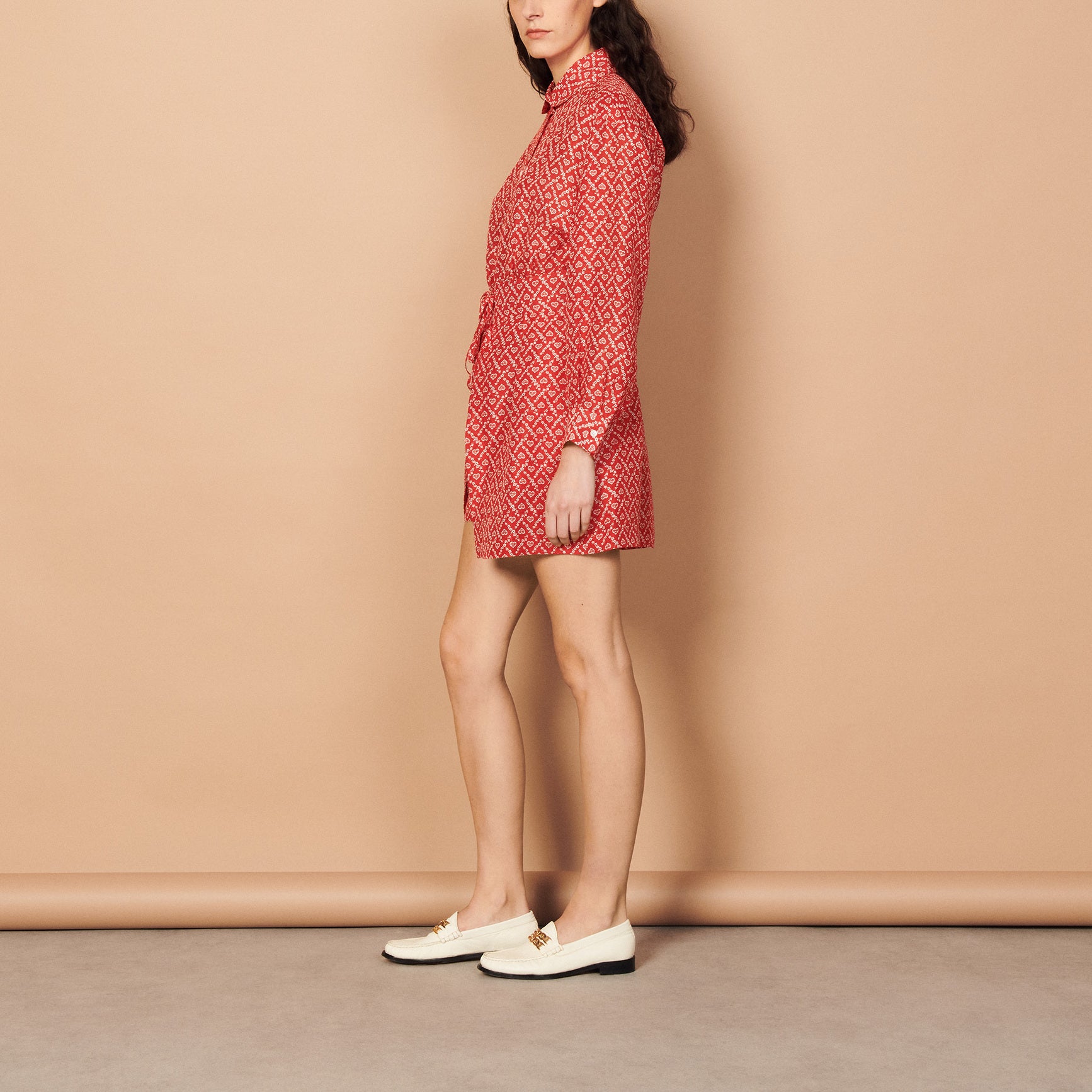 Combinaison Short imprimée Sandro seconde main