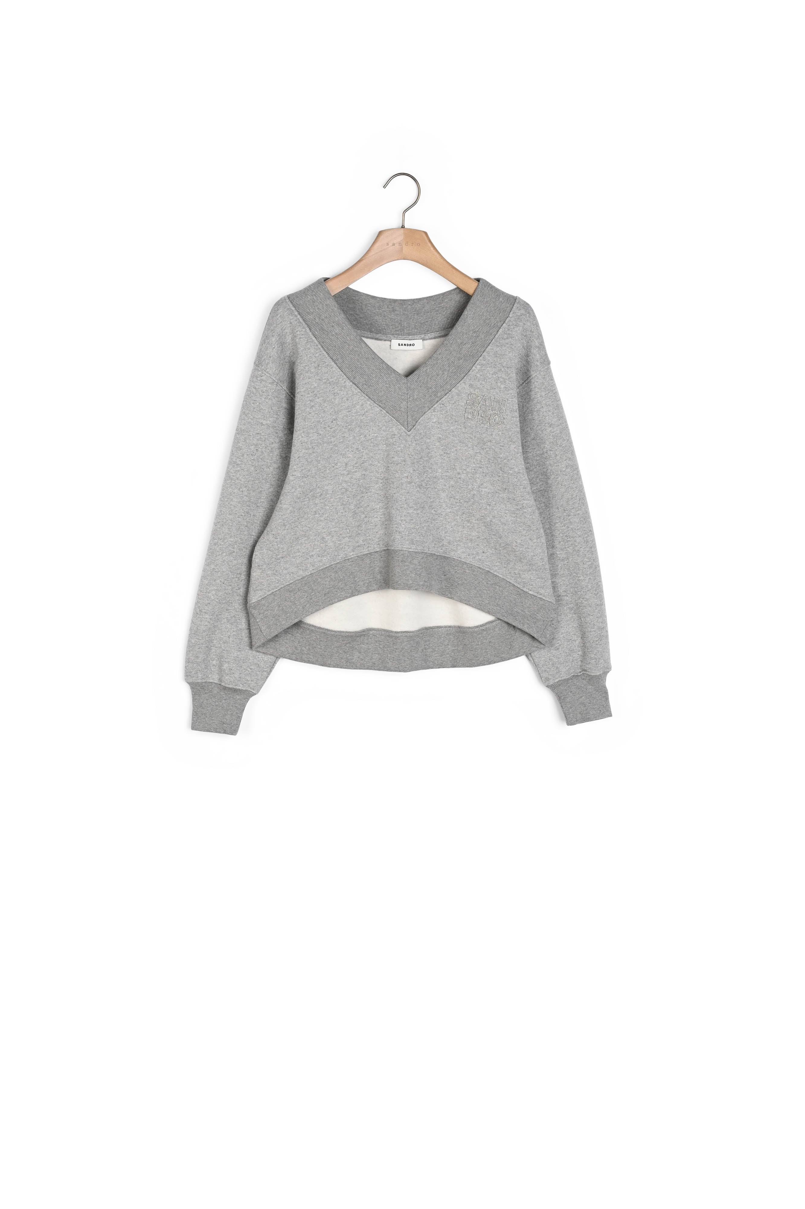 Sweatshirt court Sandro seconde main