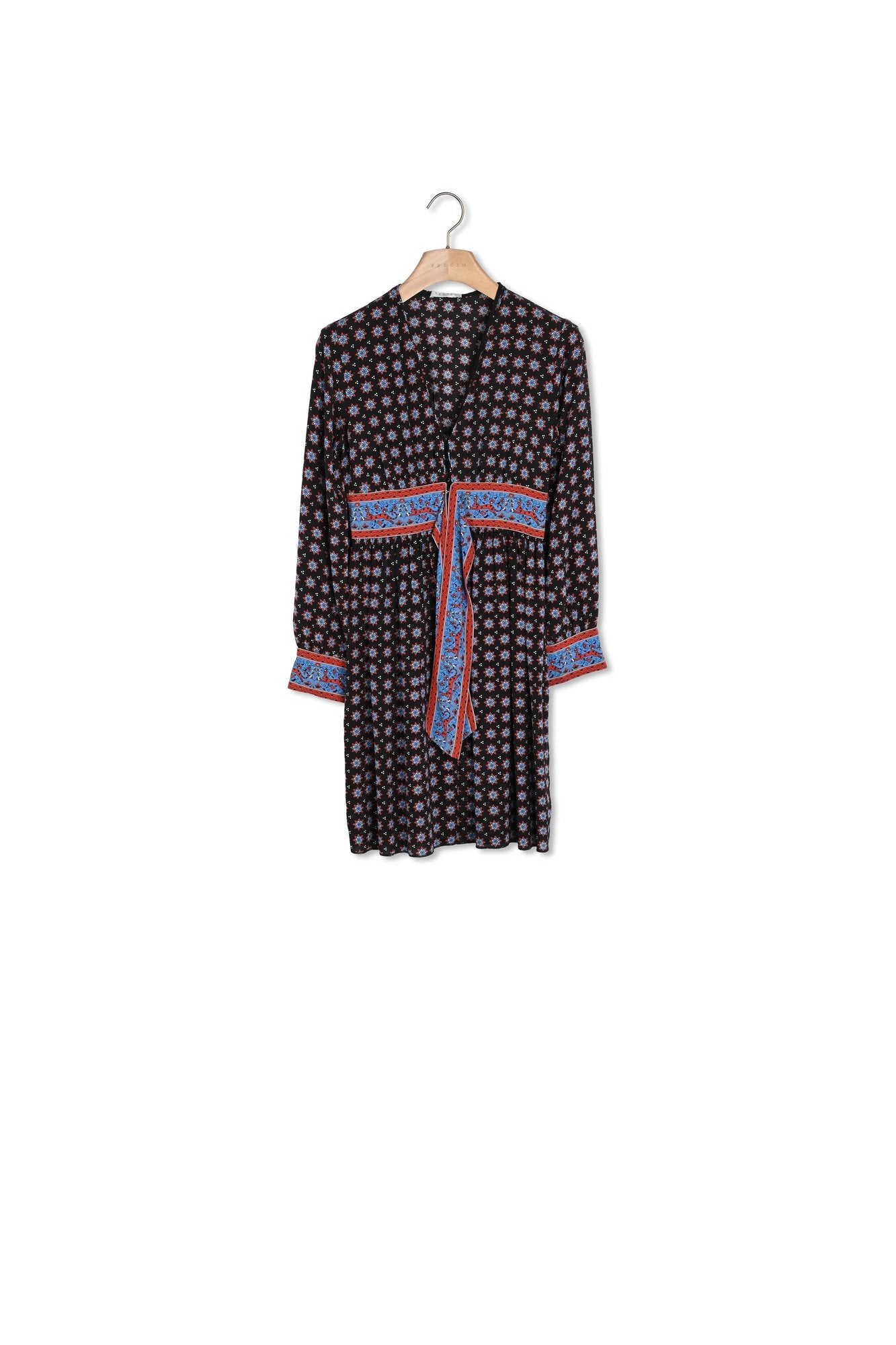 Robe courte imprimée Sandro seconde main