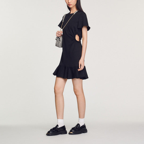 Robe courte en crêpe Sandro seconde main