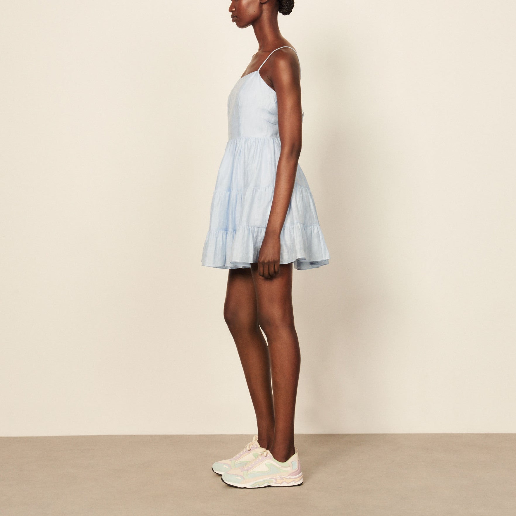 Robe courte à volants Sandro seconde main