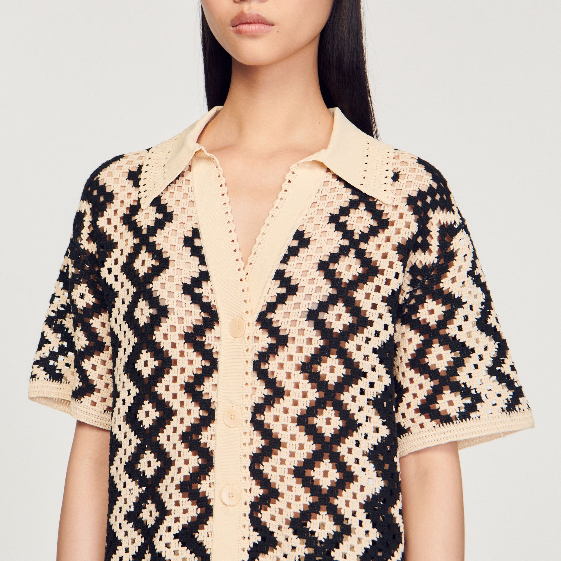 Top en crochet Sandro seconde main