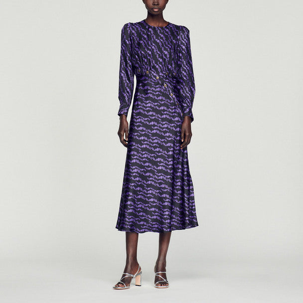 Robe longue fluide Sandro seconde main