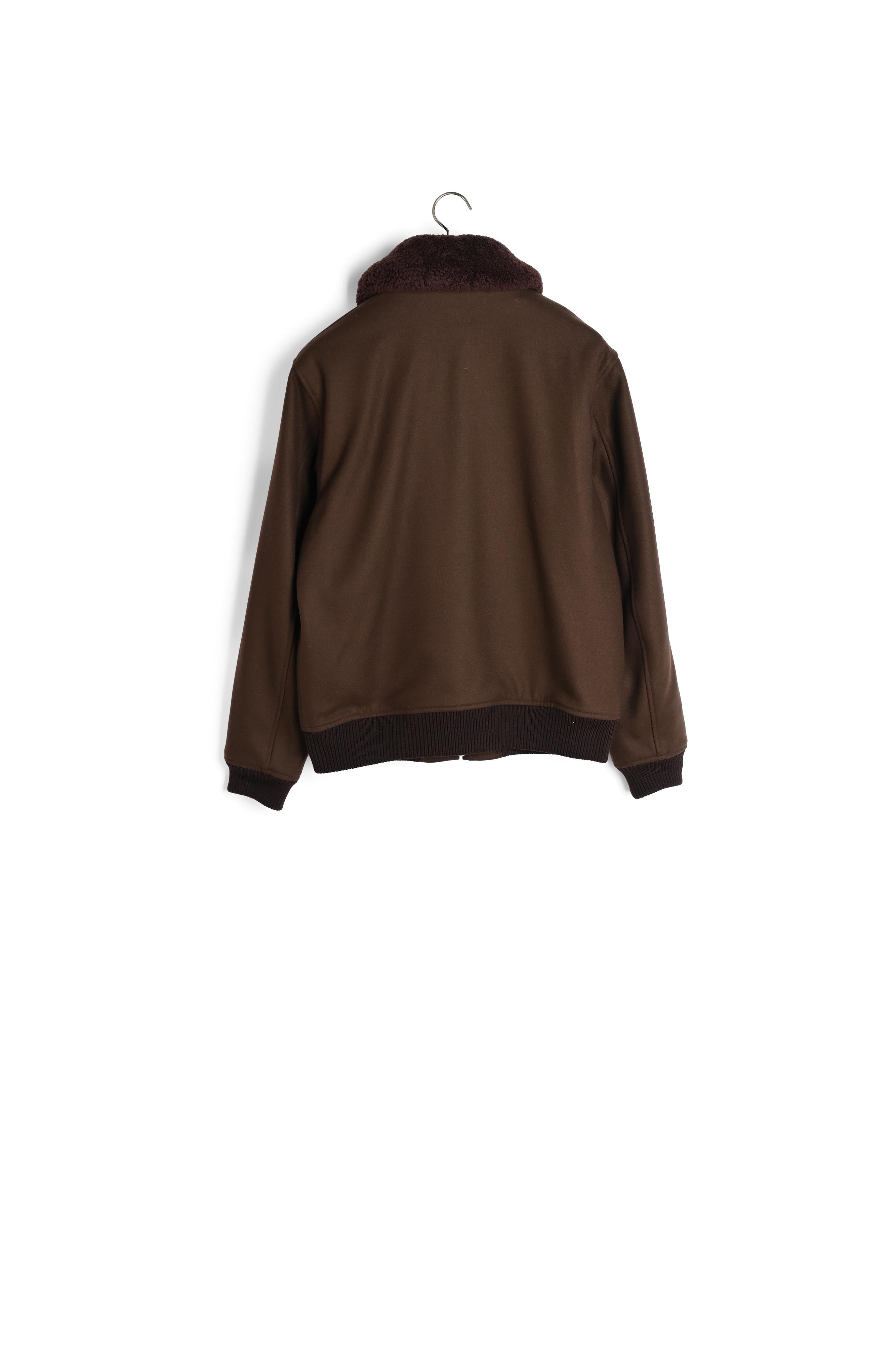 Blouson C&T Marron Foncé Sandro seconde main