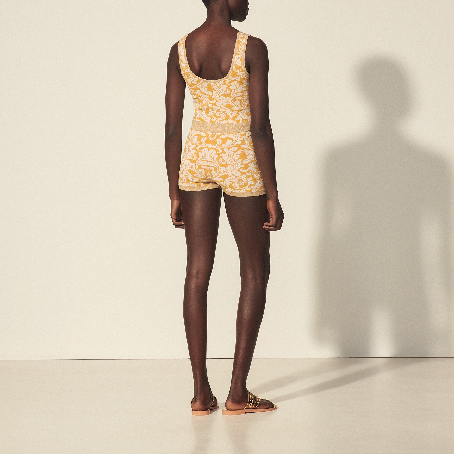 Brassière en Maille jacquard Sandro seconde main