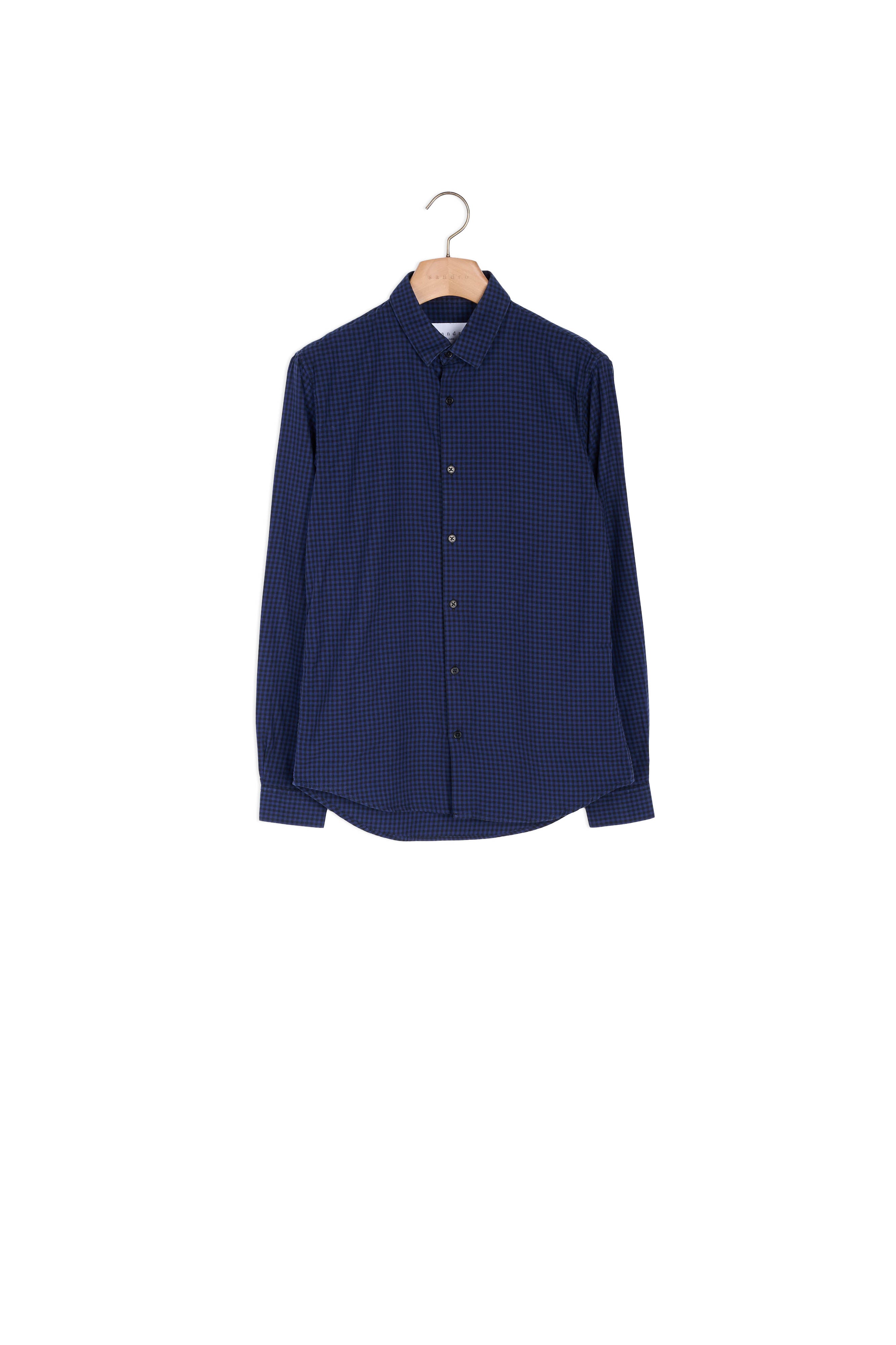 Chemise à carreaux vichy Sandro seconde main