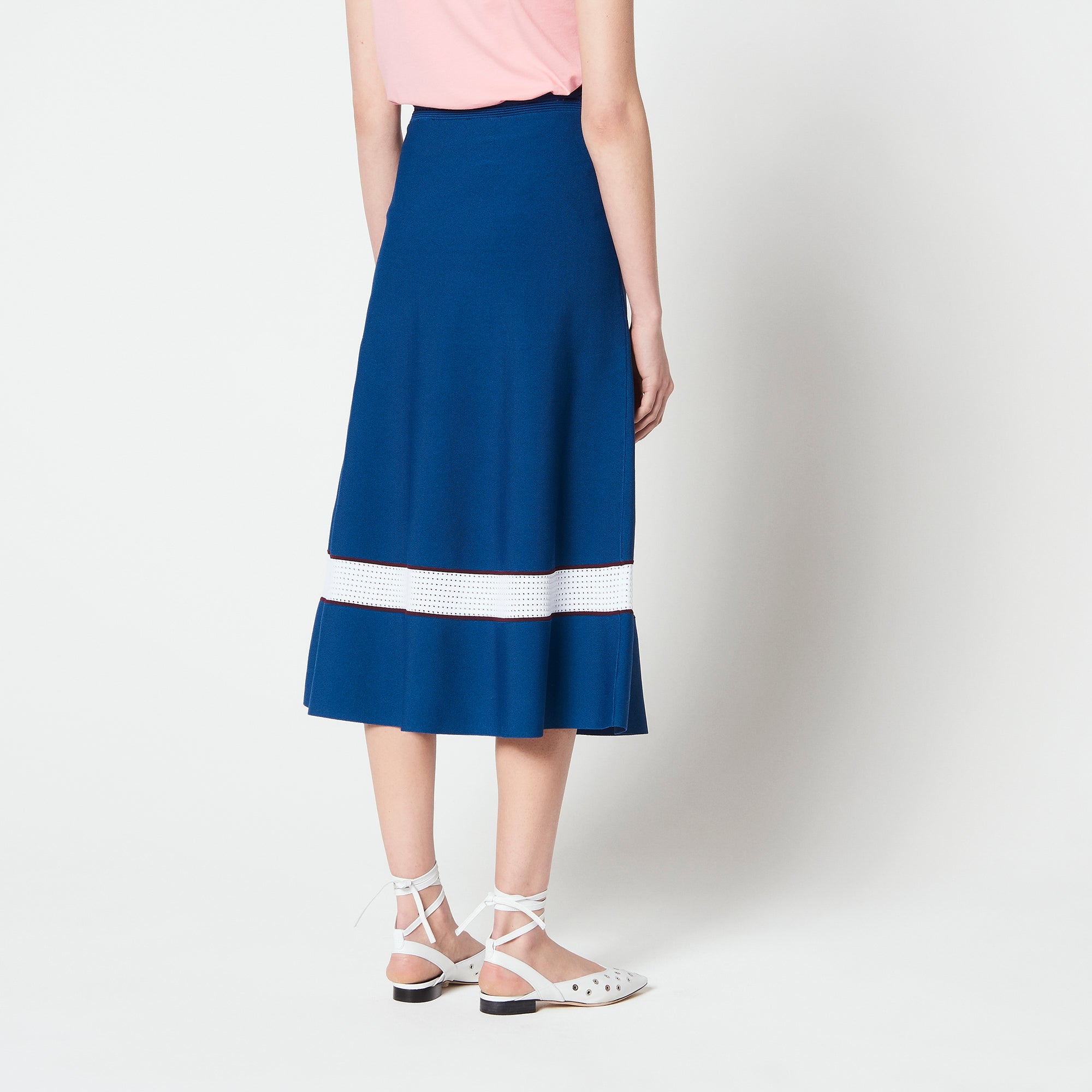 Jupe en maille avec détail résille Sandro seconde main