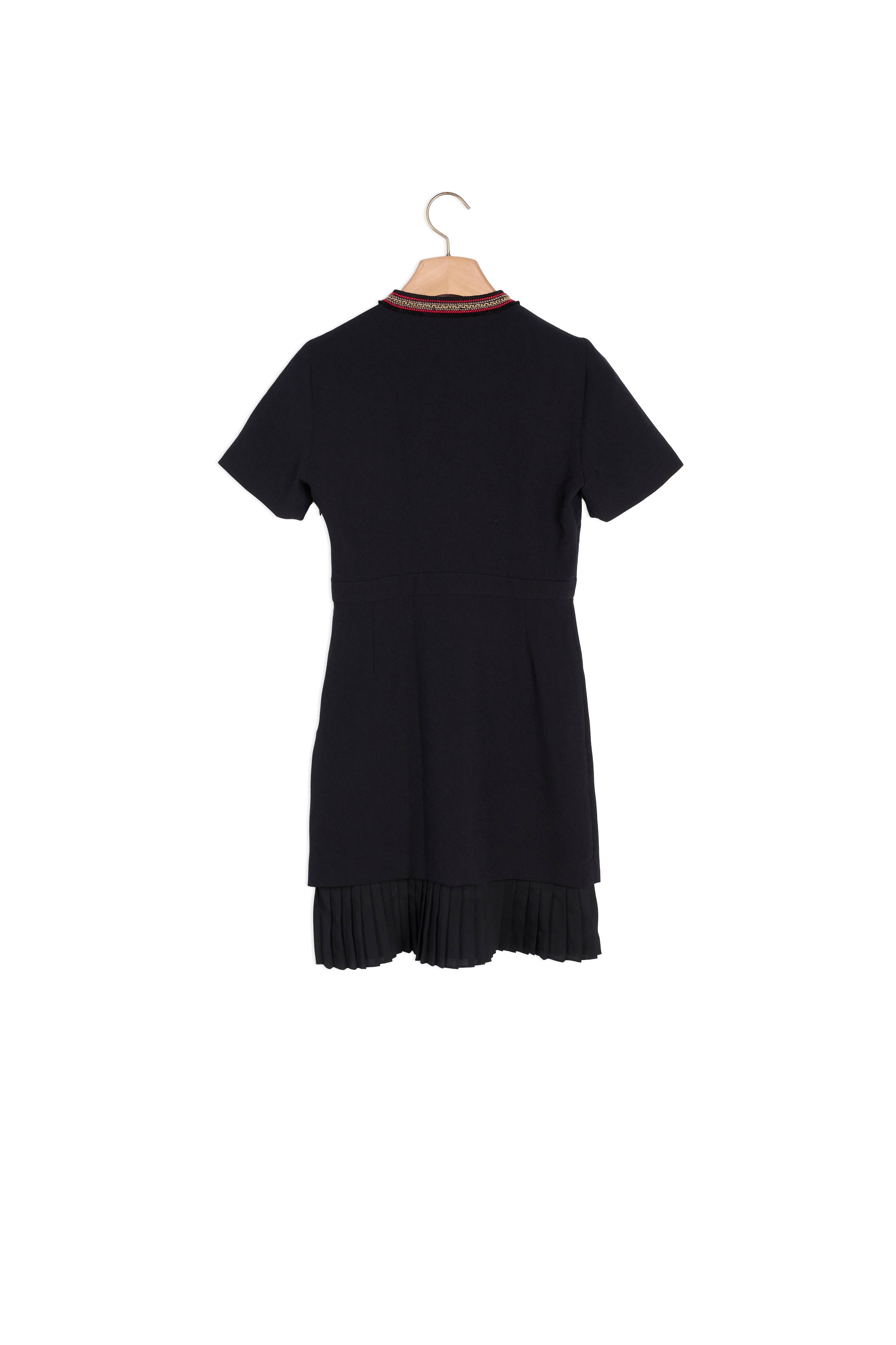 Robe courte ornée de galons Sandro seconde main