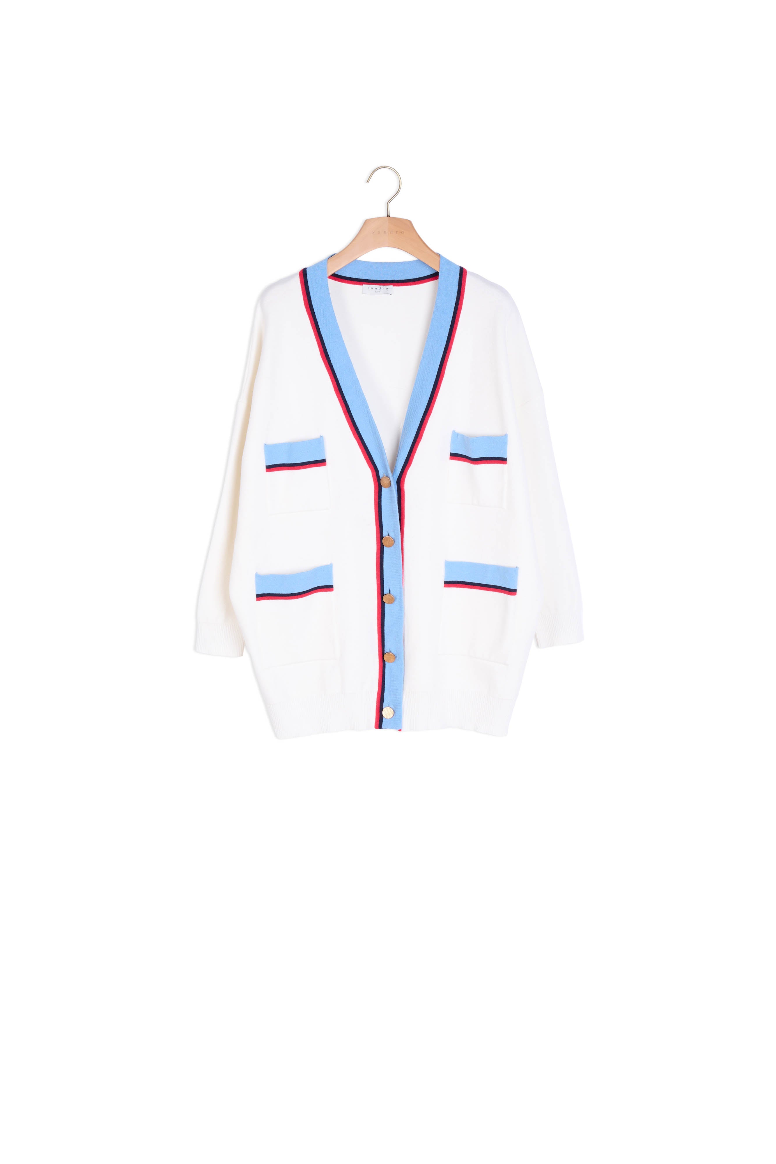 Cardigan long manches longues Sandro seconde main