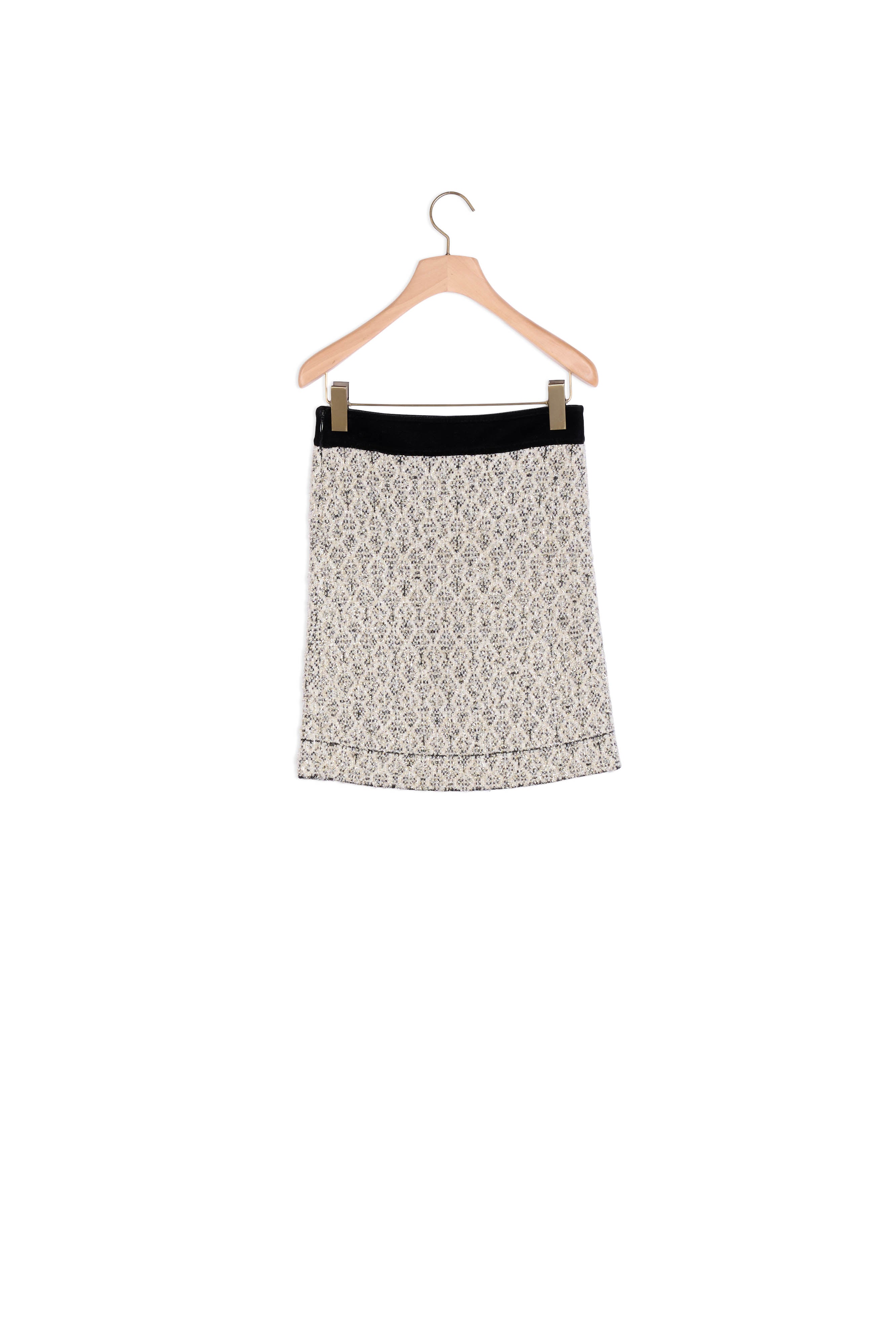 Jupe courte en Maille jacquard Sandro seconde main