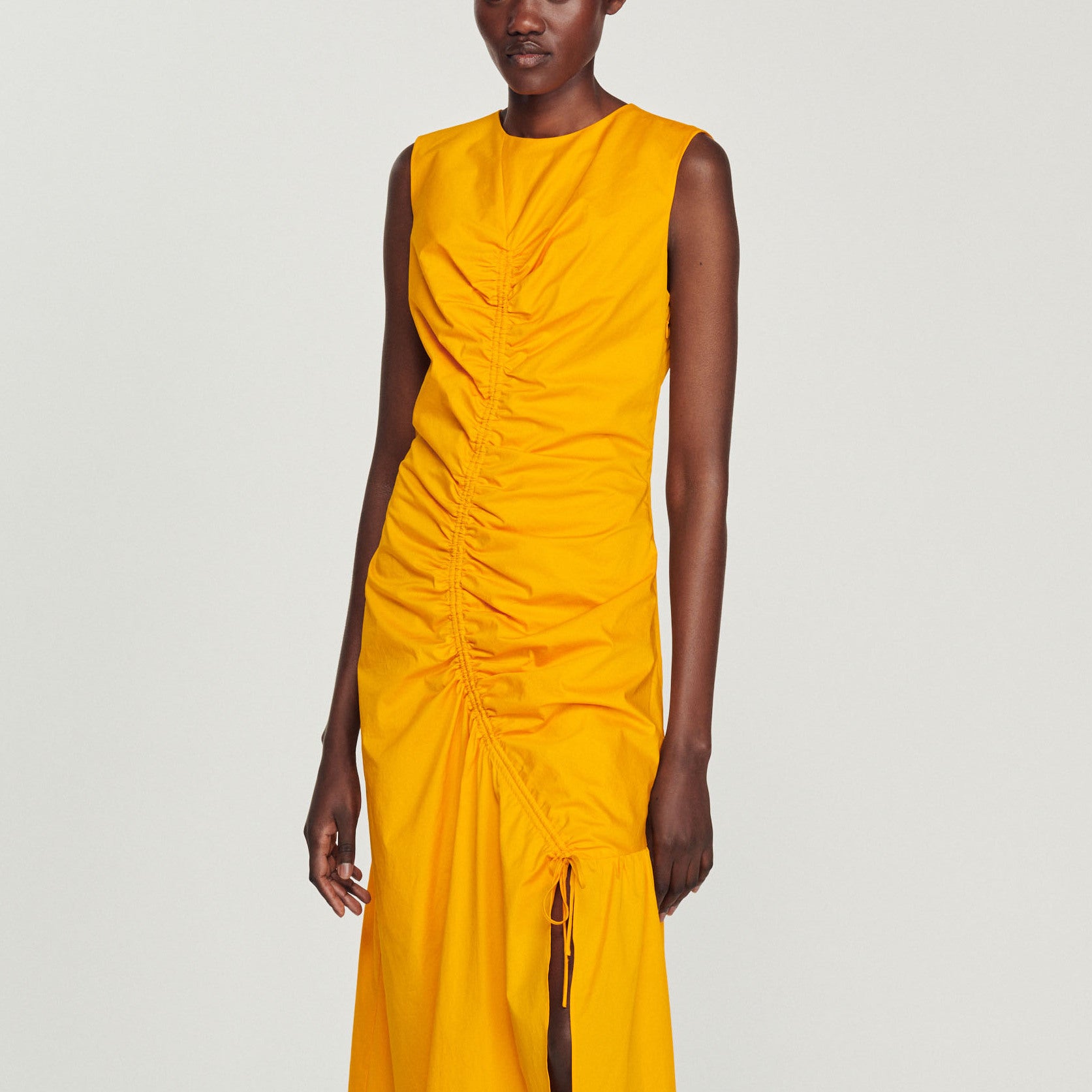 Robe longue froncée Sandro seconde main