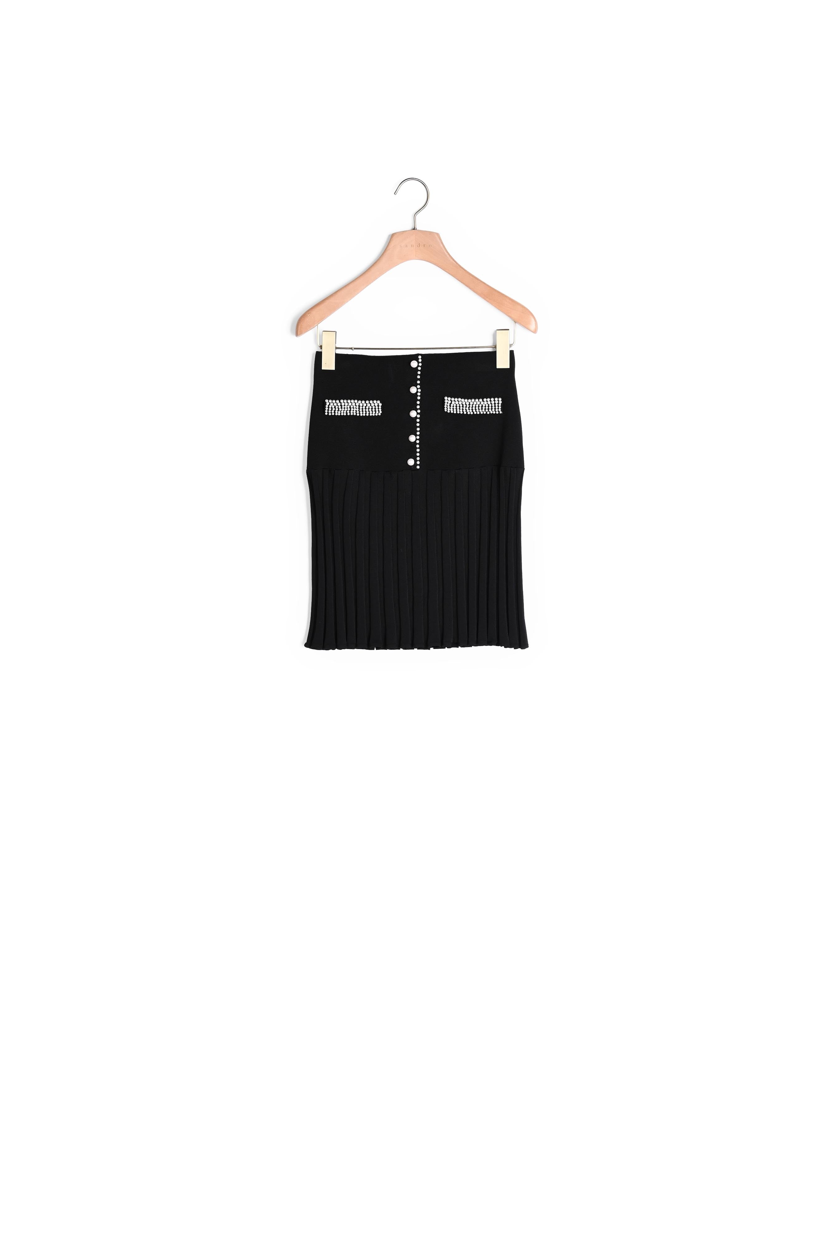 Jupe courte ornée de perles Sandro seconde main