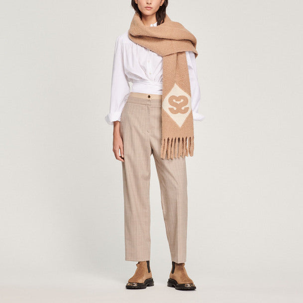 Pantalon à rayures Sandro seconde main