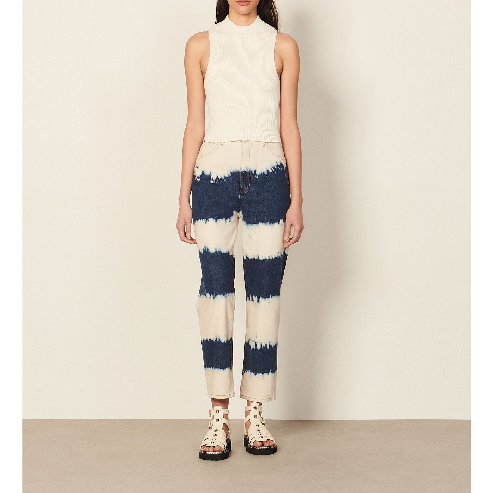 Pull dos nu Sandro seconde main