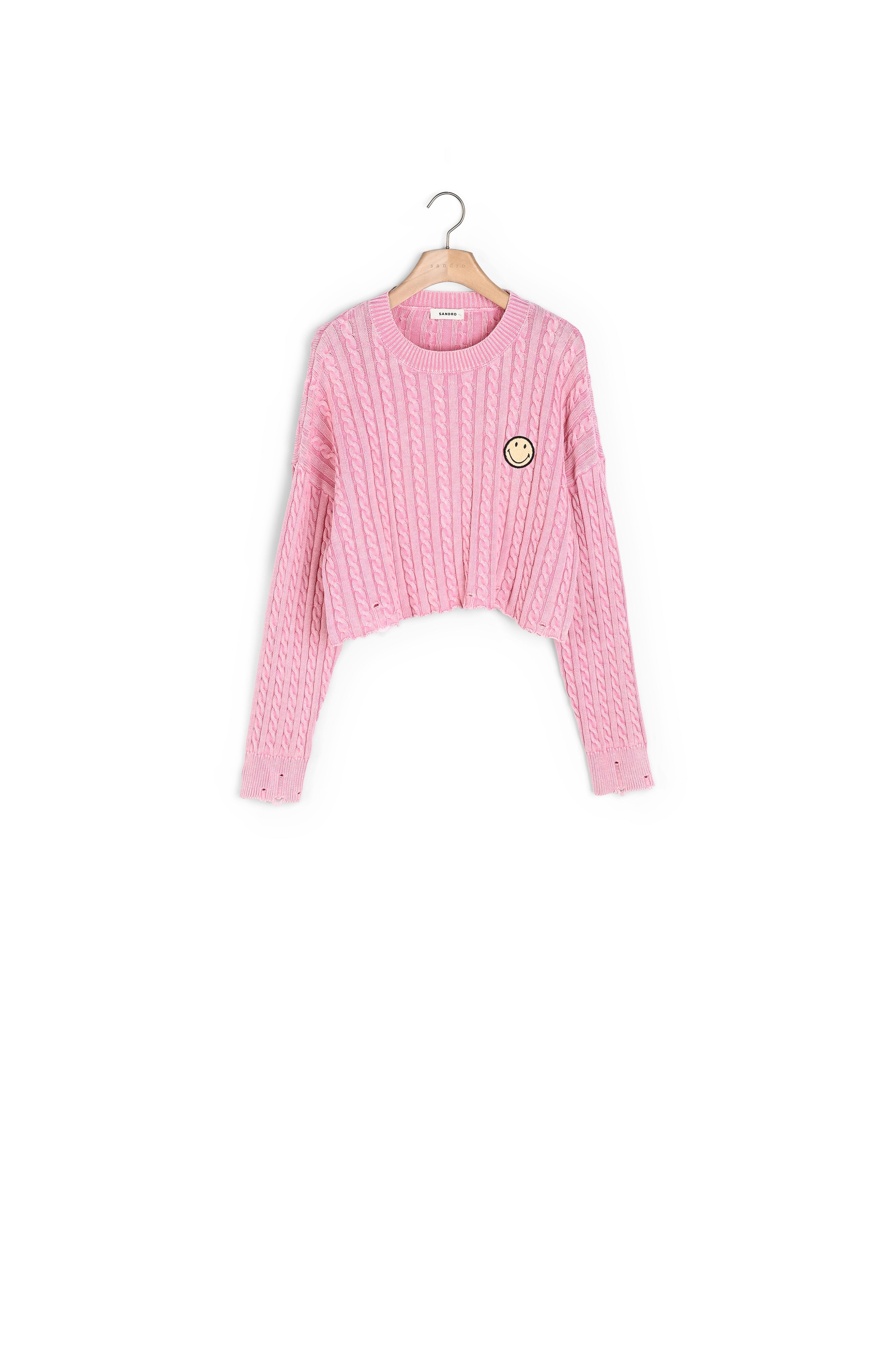 Pull court Smiley© Sandro seconde main