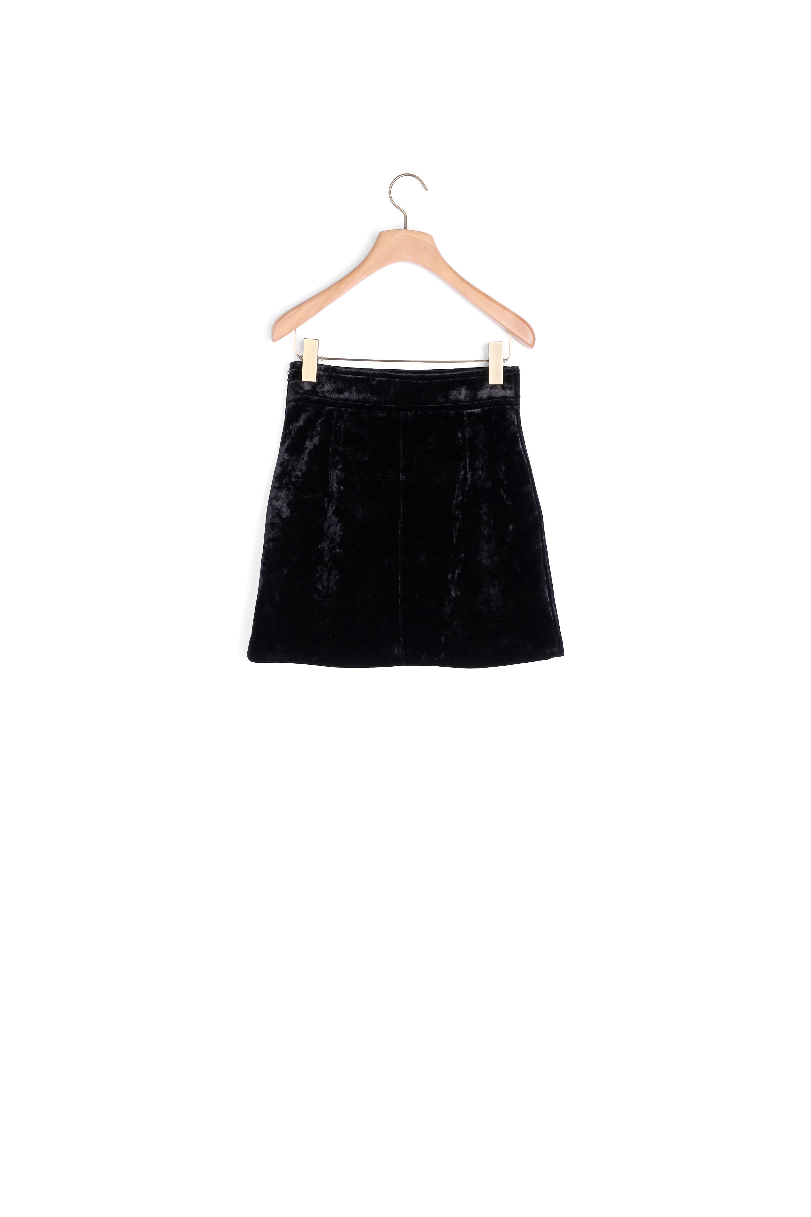 Jupe en matière texturée brillante Sandro seconde main