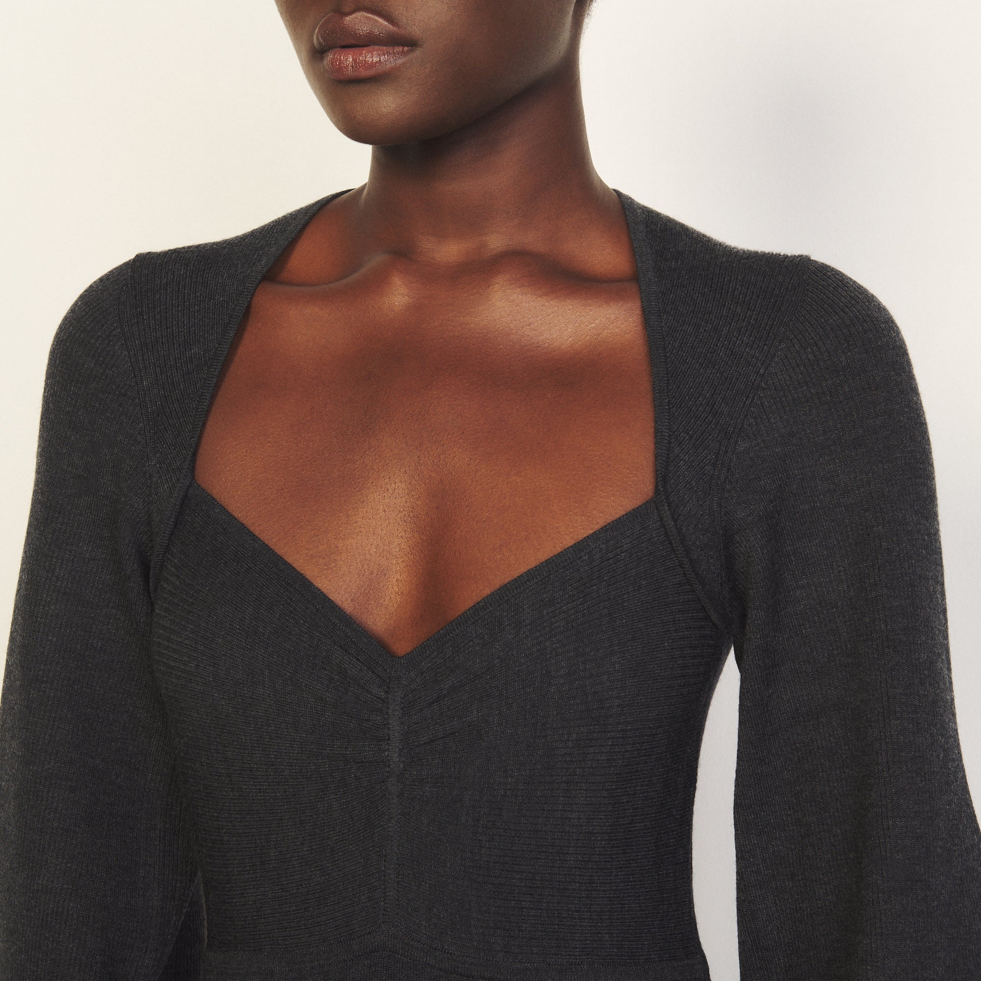 Robe Gris Foncé Sandro seconde main