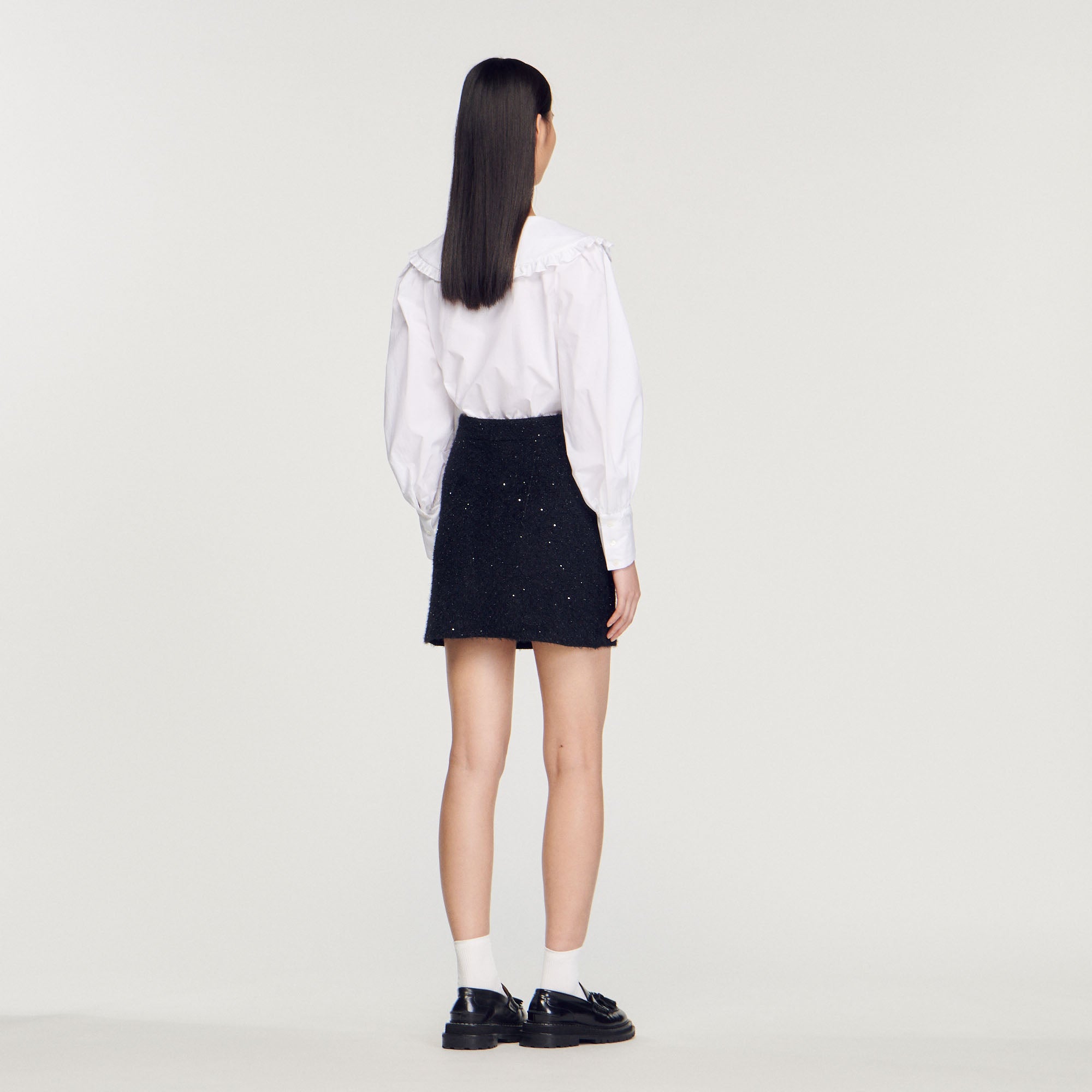 Jupe en tweed Sandro seconde main